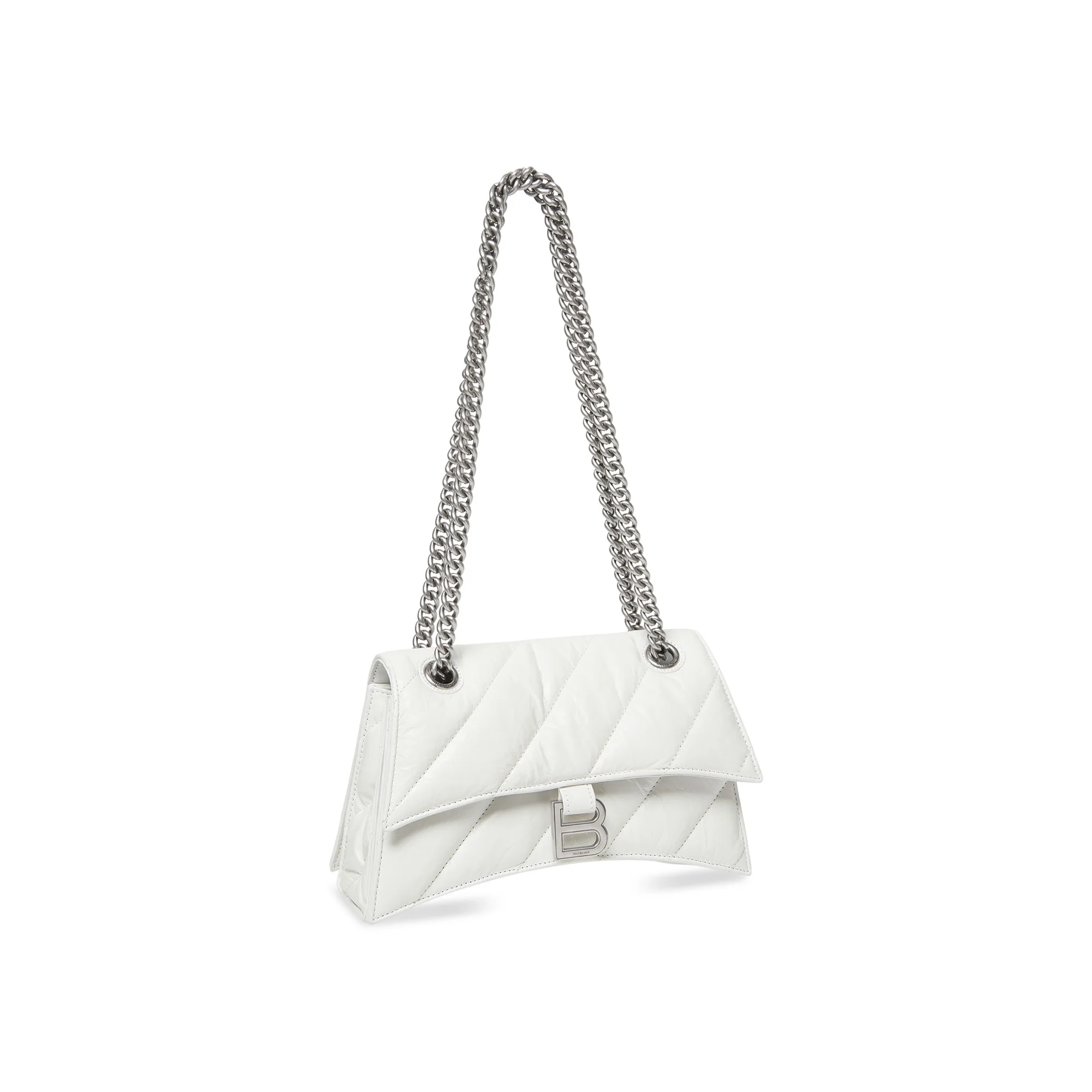 Crush Chain Bag S - Optic White - Image 7