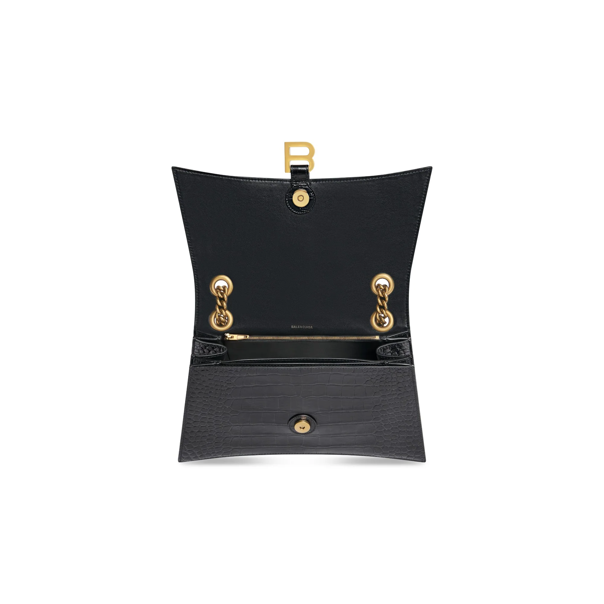 Crush Chain Bag M - Black - Image 3