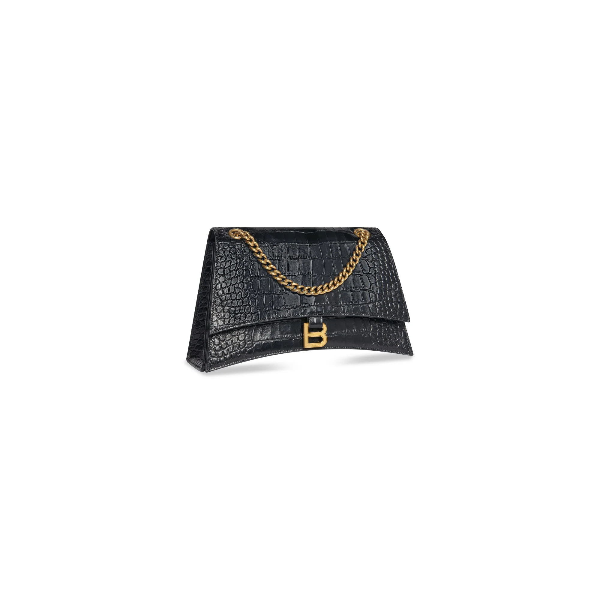 Crush Chain Bag M - Black - Image 6