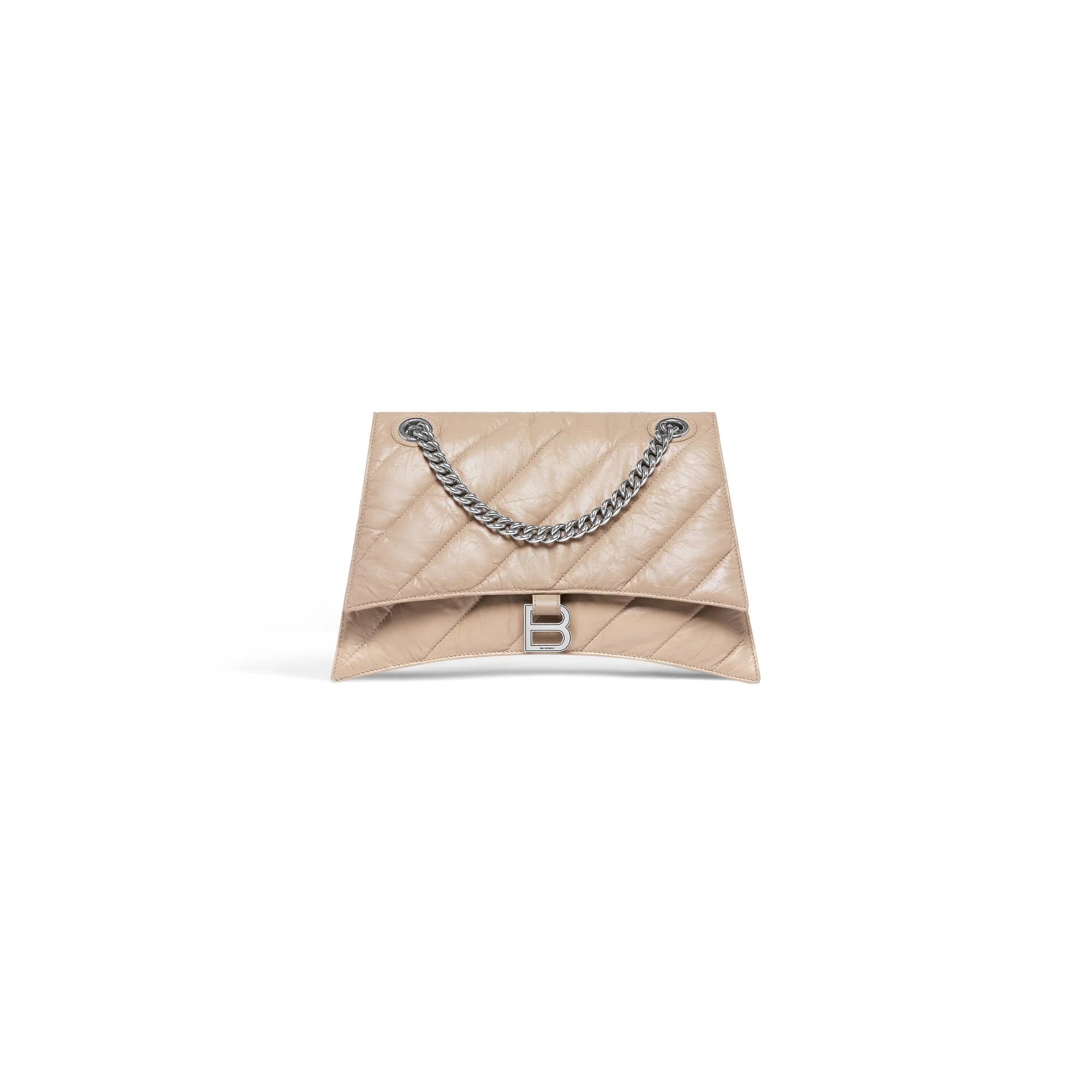 Crush Chain Bag M - Taupe