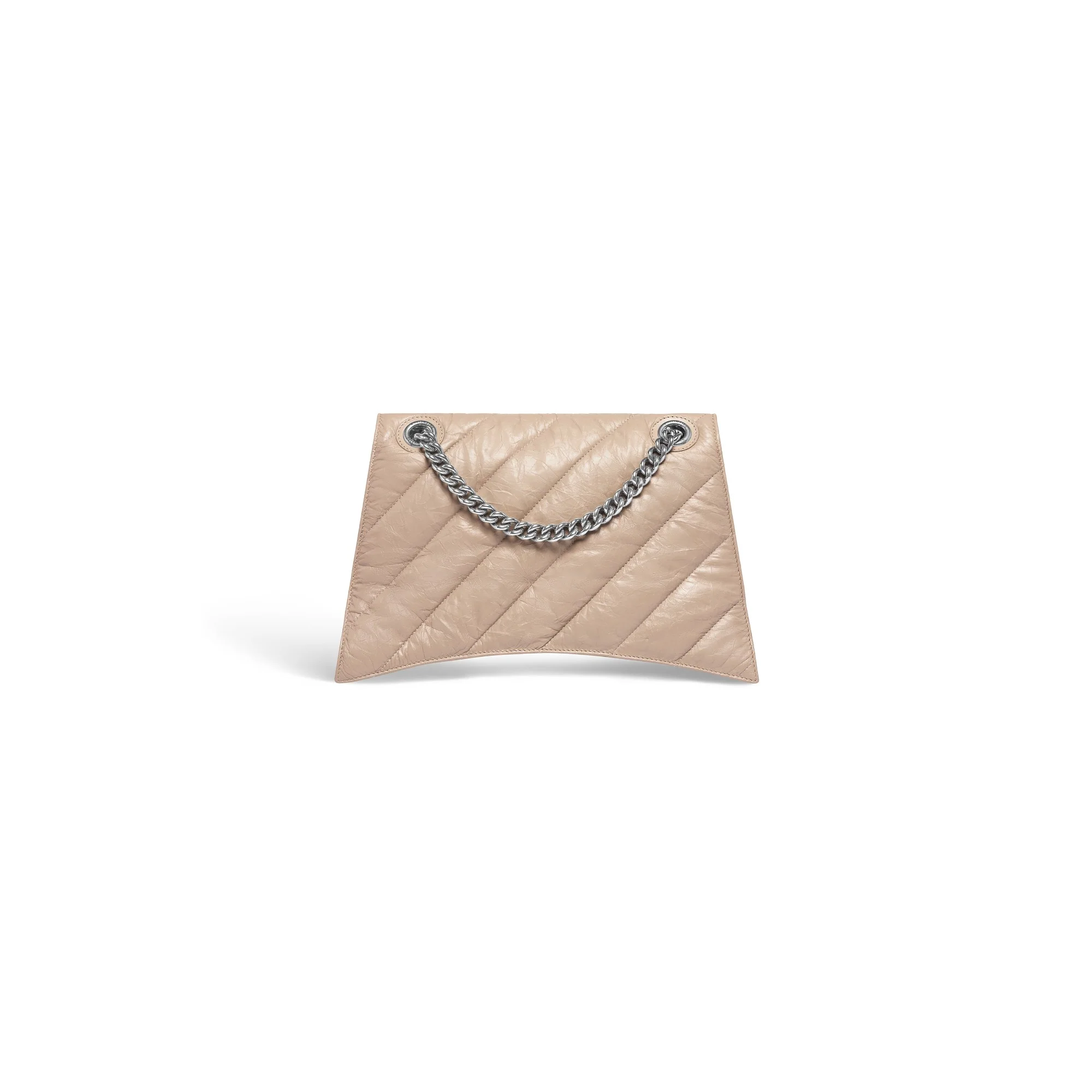 Crush Chain Bag M - Taupe - Image 3