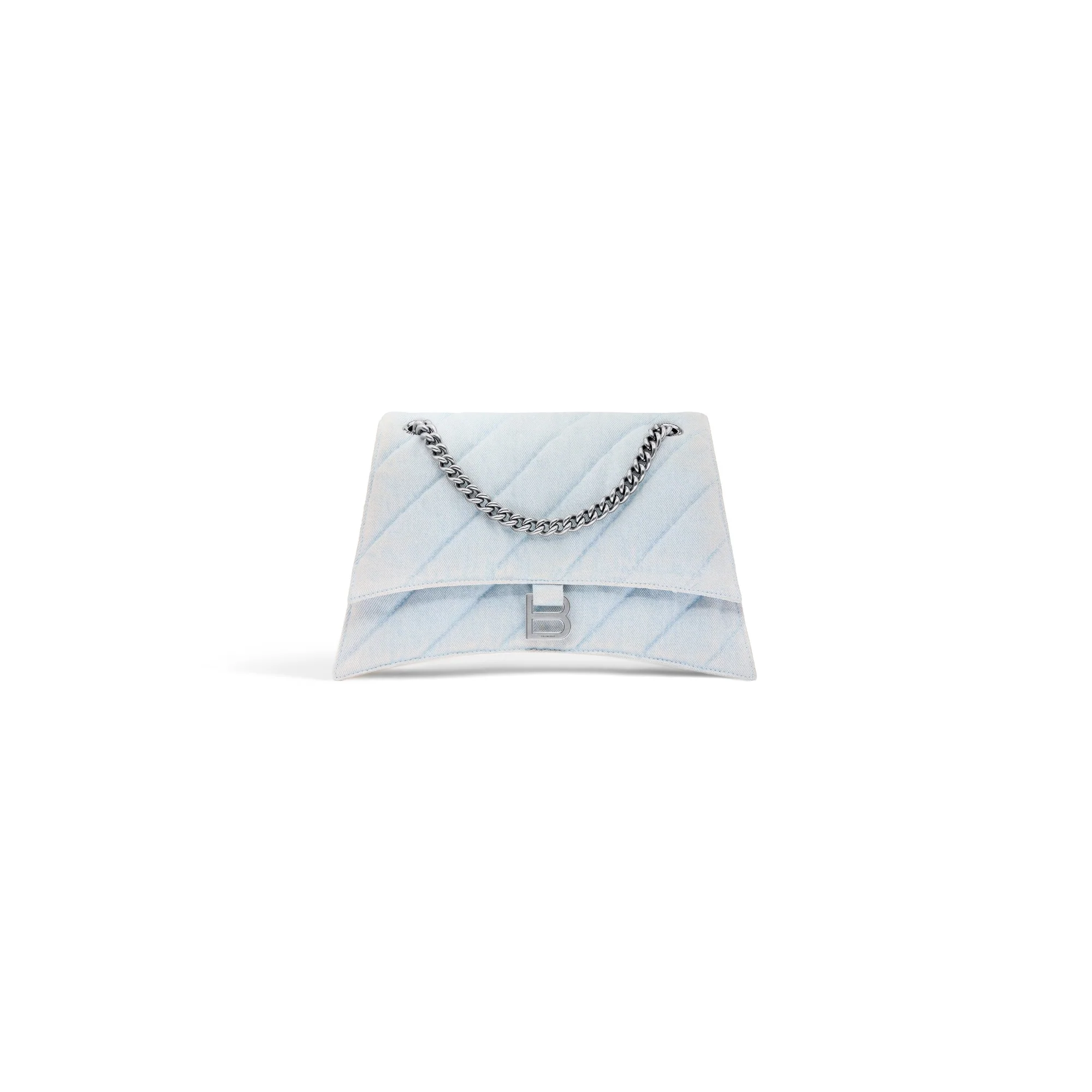 Crush Chain Bag M - Pale Blue