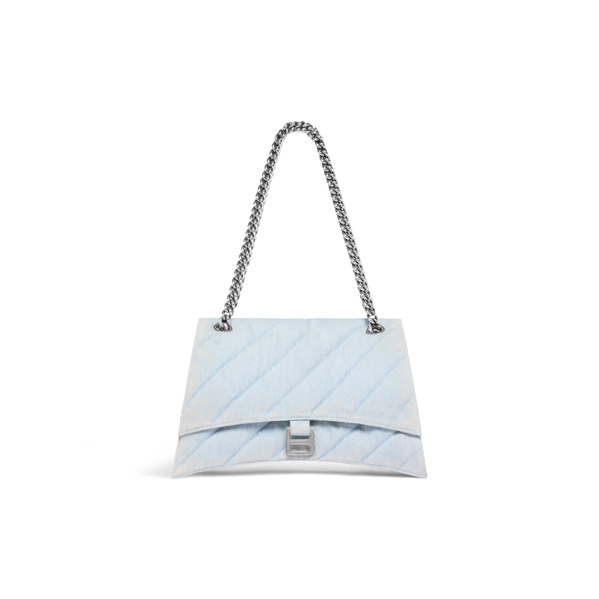 Crush Chain Bag M - Pale Blue - Image 4
