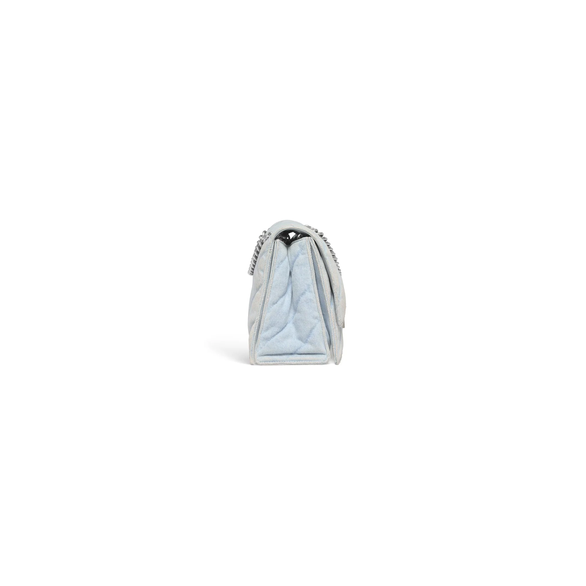 Crush Chain Bag M - Pale Blue - Image 7
