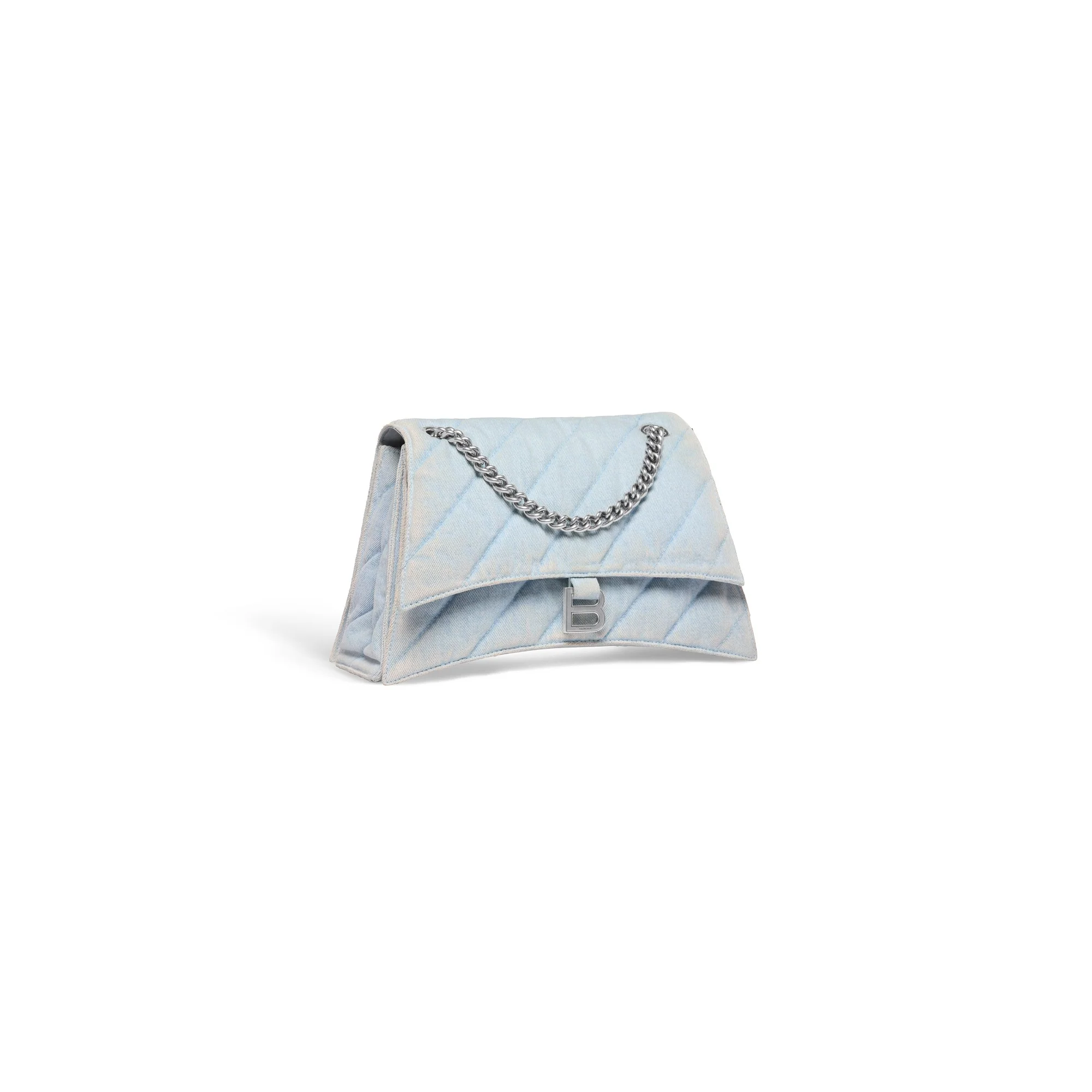Crush Chain Bag M - Pale Blue - Image 8