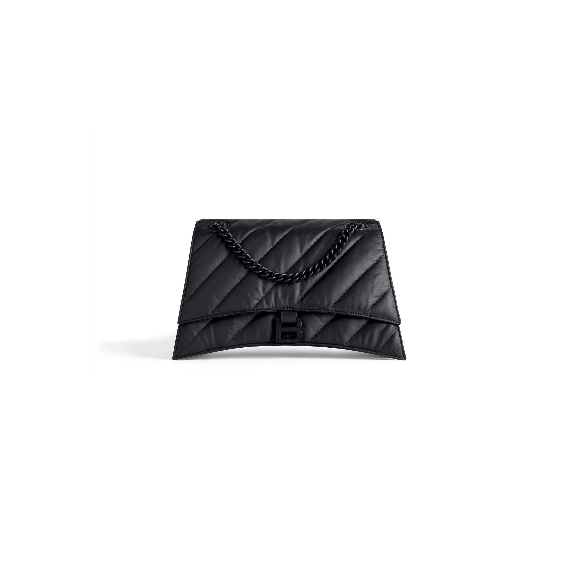 Crush Chain Bag M - Black