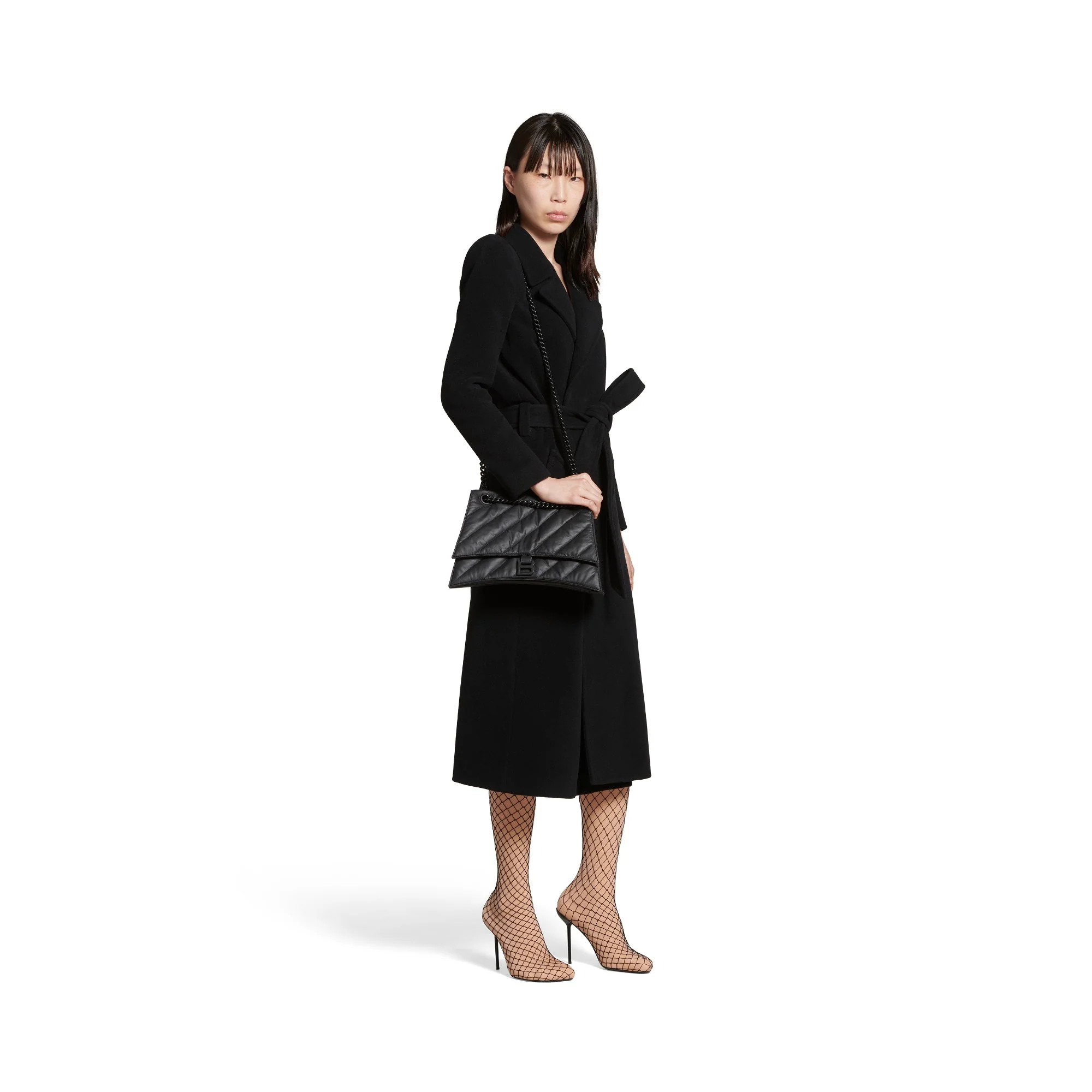 Crush Chain Bag M - Black - Image 5