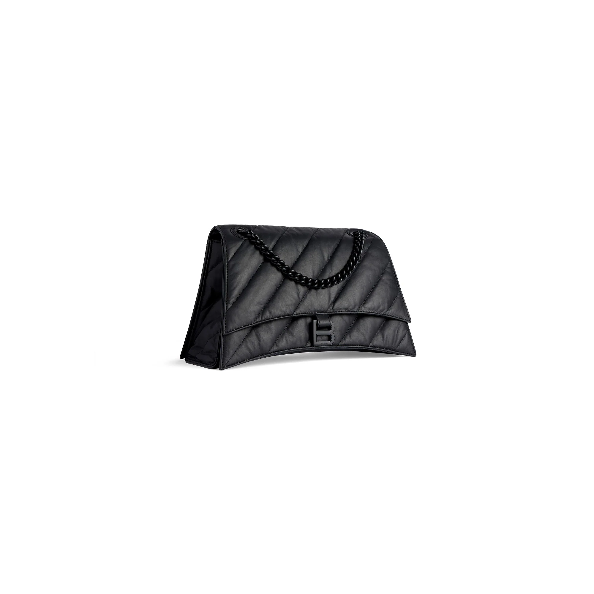 Crush Chain Bag M - Black - Image 8