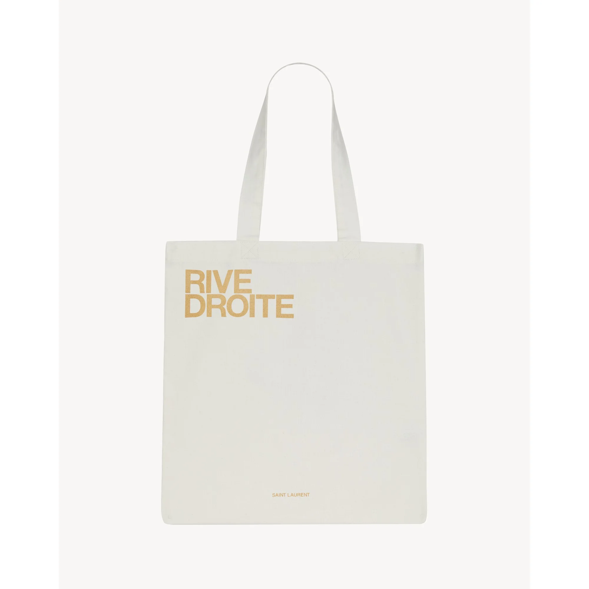 Totebag Print Rive Droite Gold - Blanc Or