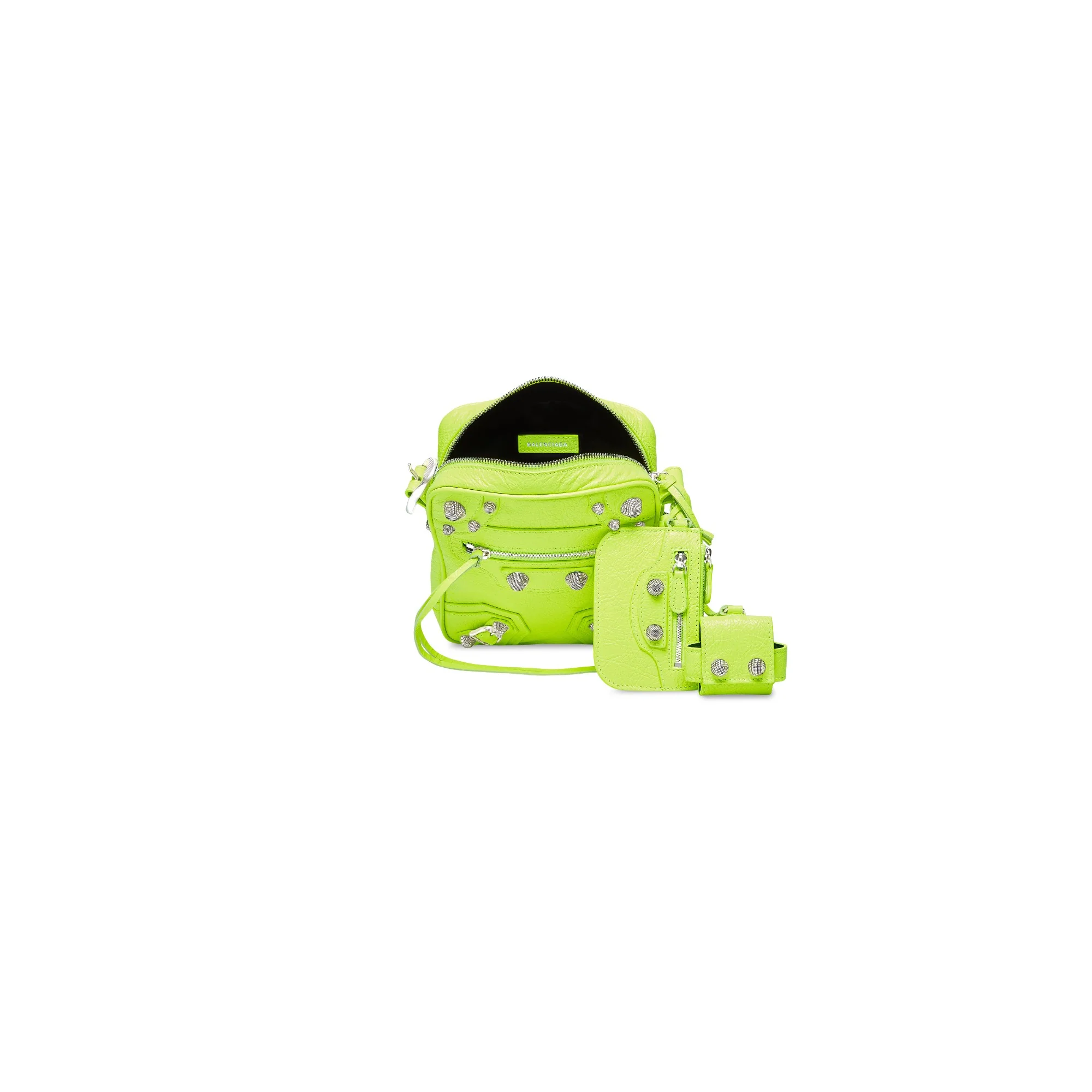 Le Cagole Crossbody - Fluo Yellow - Image 3