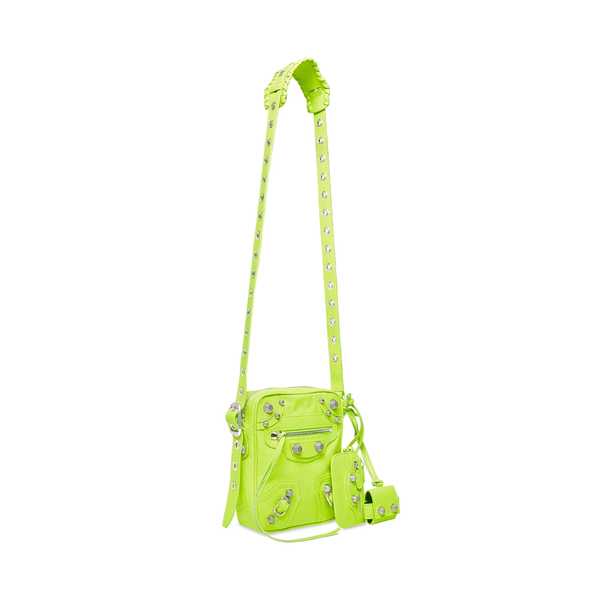 Le Cagole Crossbody - Fluo Yellow - Image 8