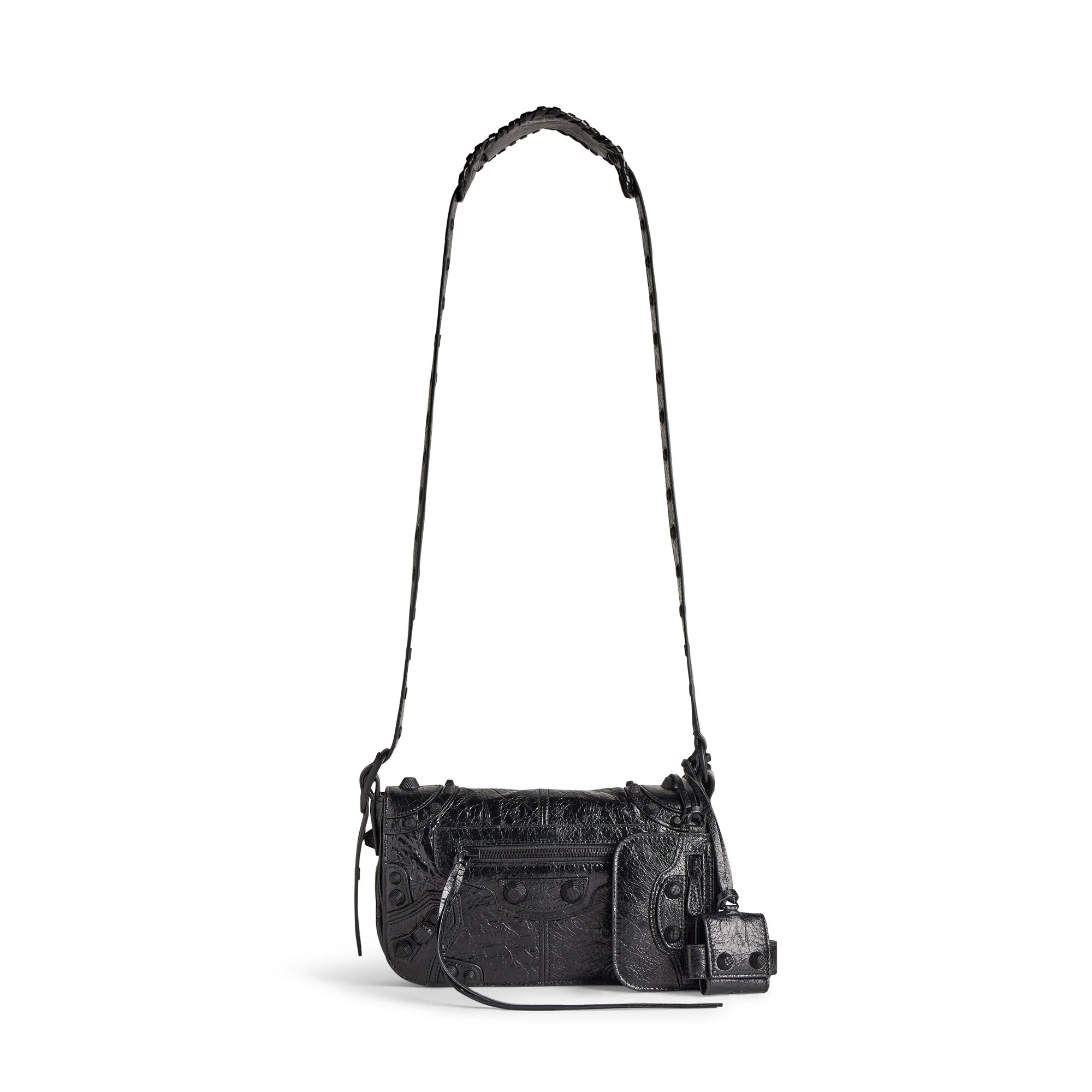 Le Cagole Flap Bag Xs - Black
