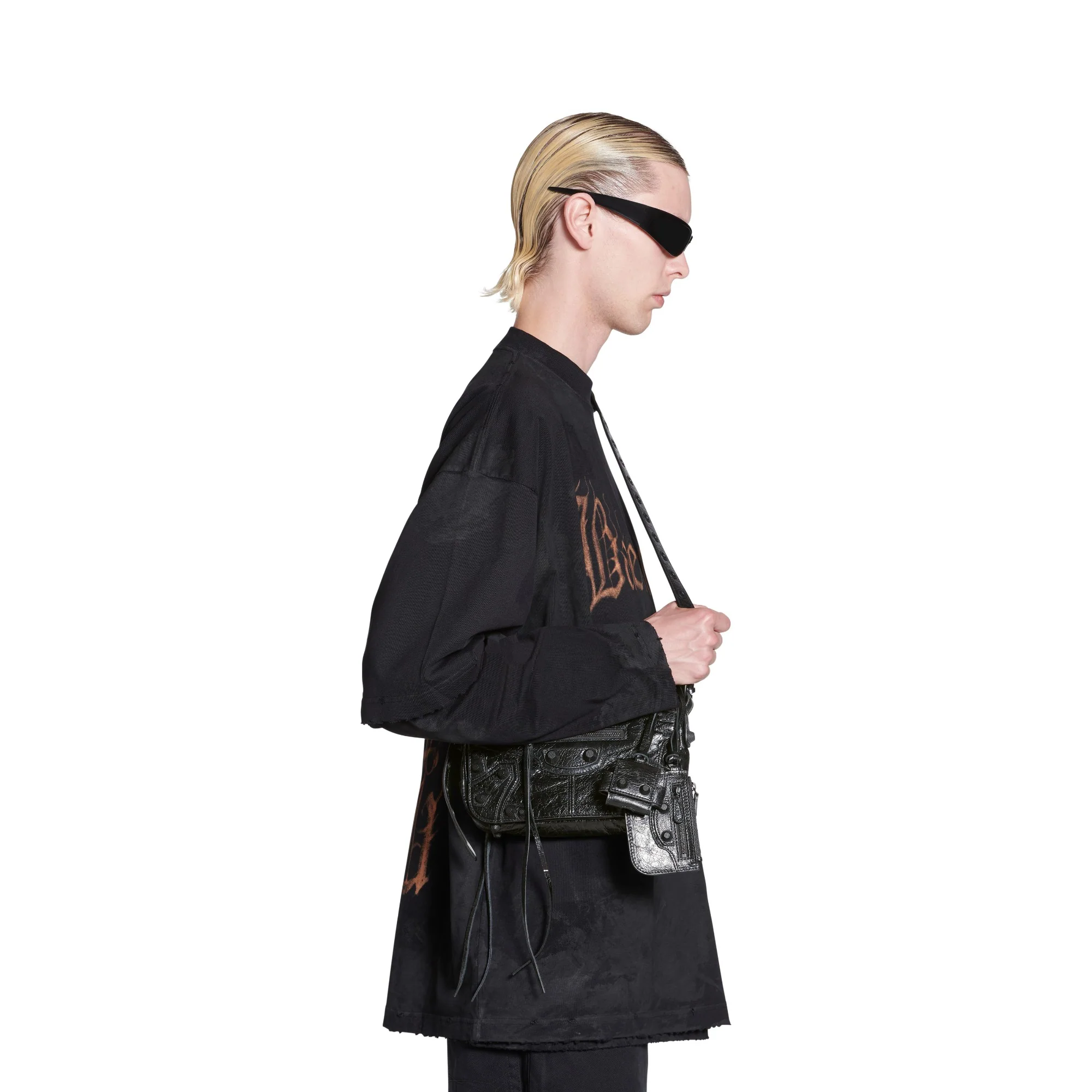 Le Cagole Flap Bag Xs - Black - Image 3