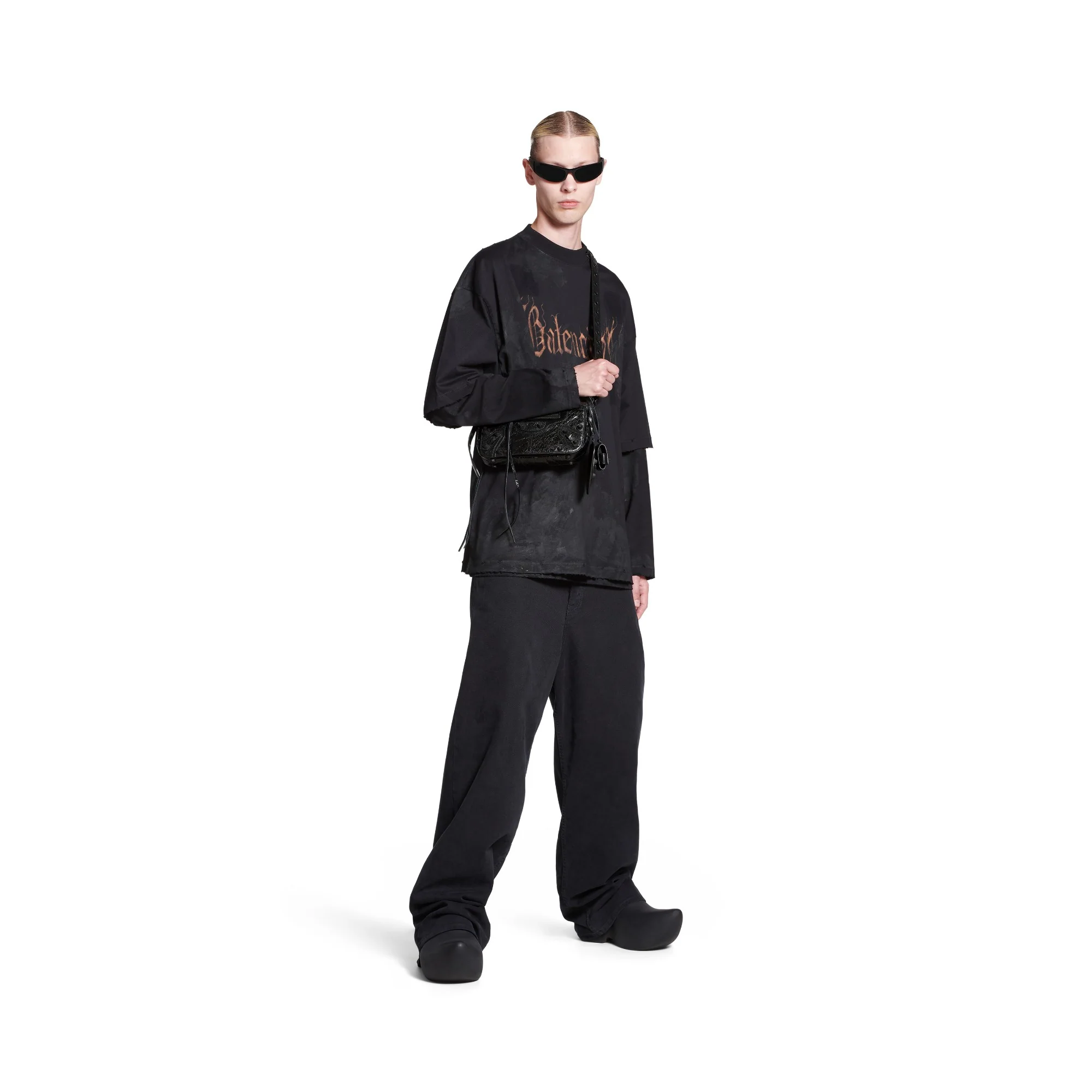 Le Cagole Flap Bag Xs - Black - Image 4