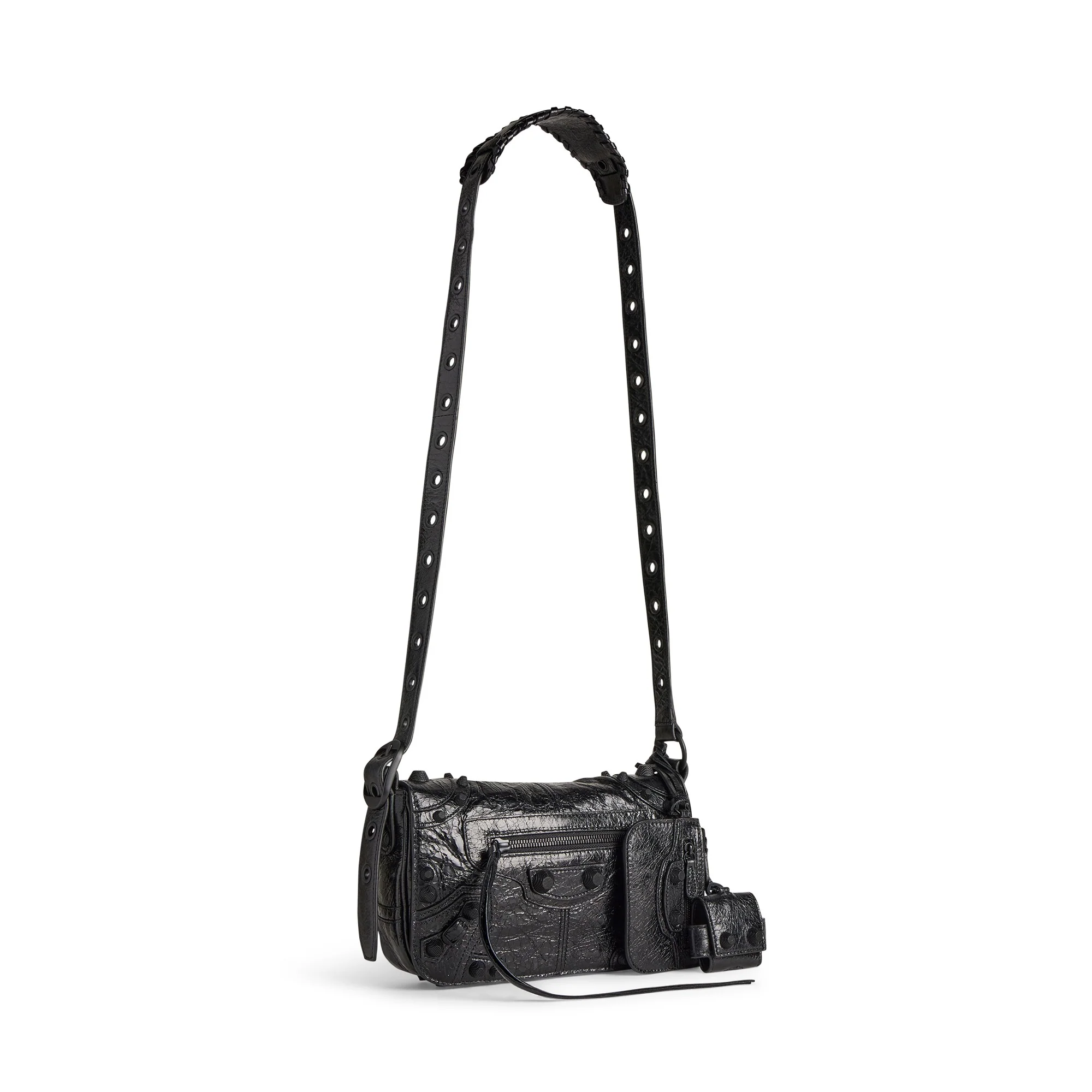 Le Cagole Flap Bag Xs - Black - Image 6