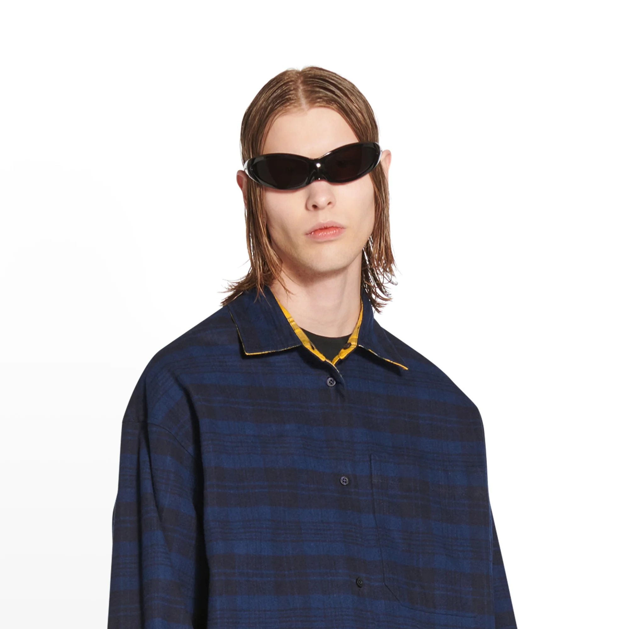 Reversible Shirt - Yellow/Grey - Image 5