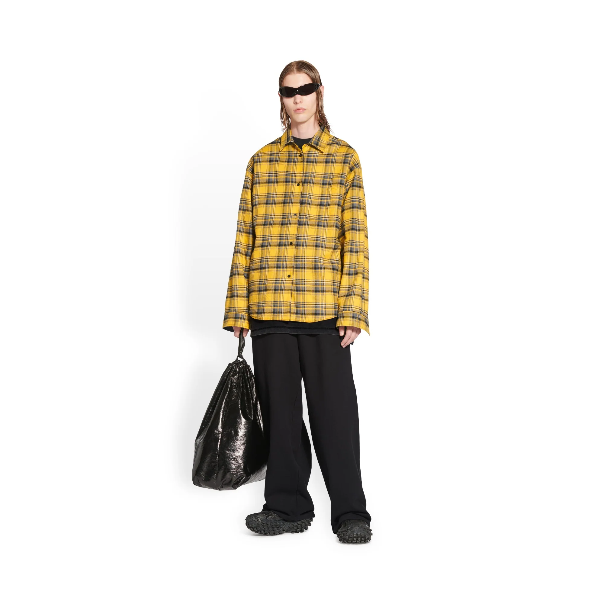 Reversible Shirt - Yellow/Grey - Image 6