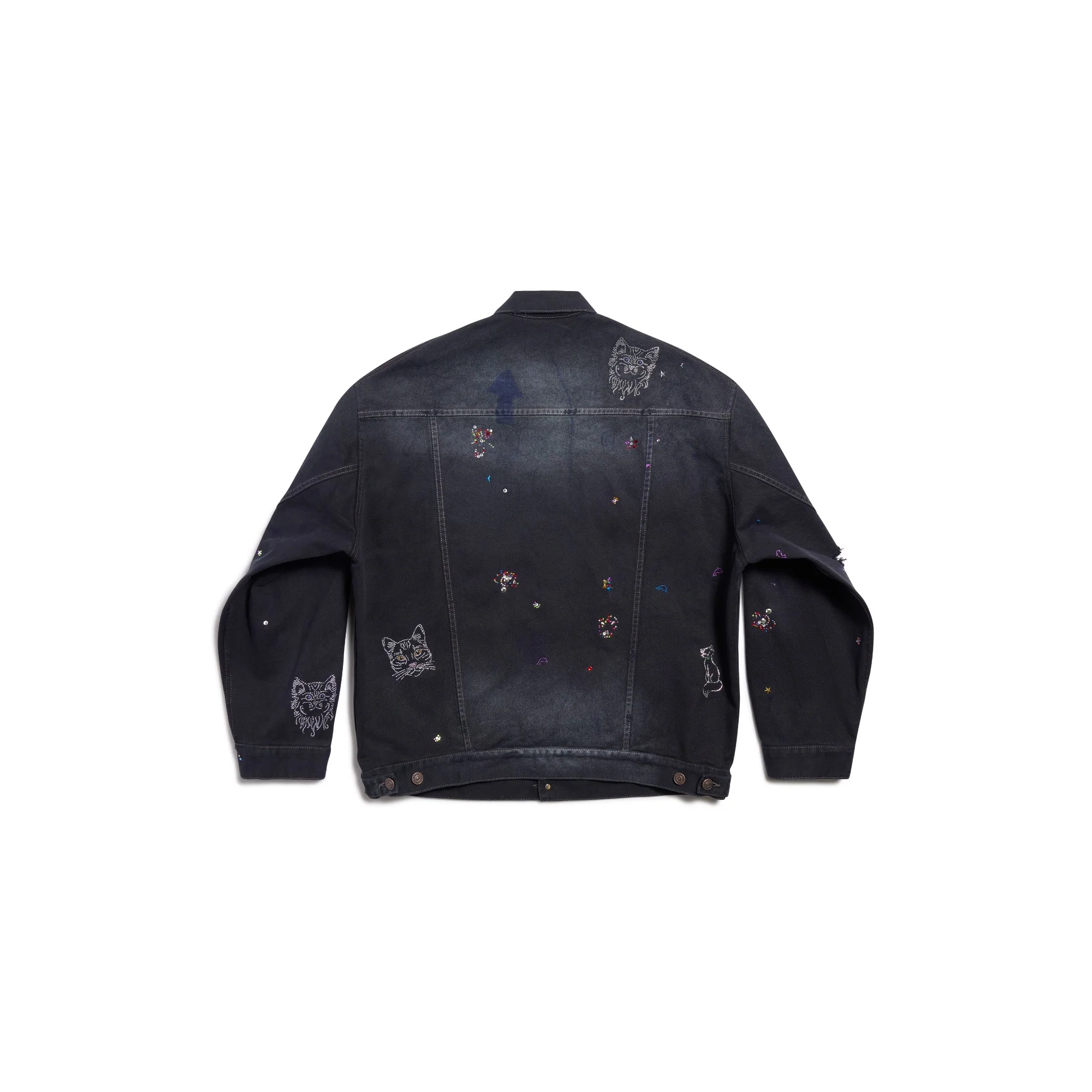 Oversized Jacket - Matte Black - Image 2