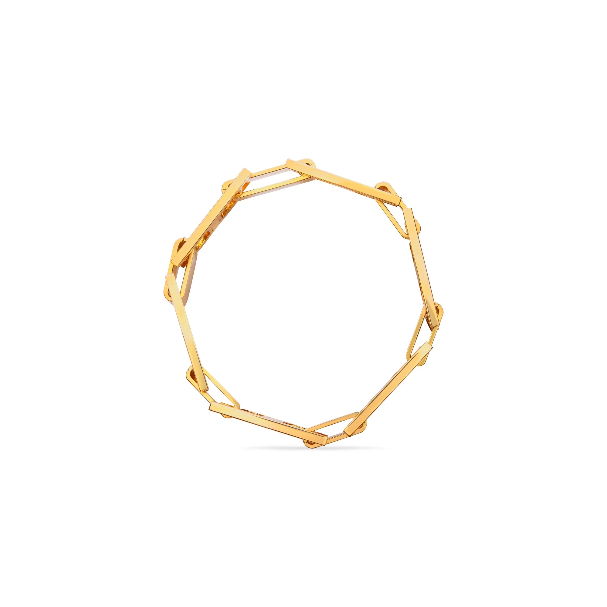 Hourglass Bracelet - Gold - Image 4