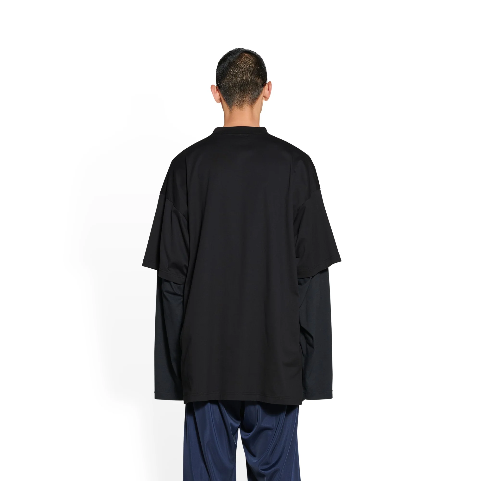 Oversized Fit T-Shirt - Black - Image 5