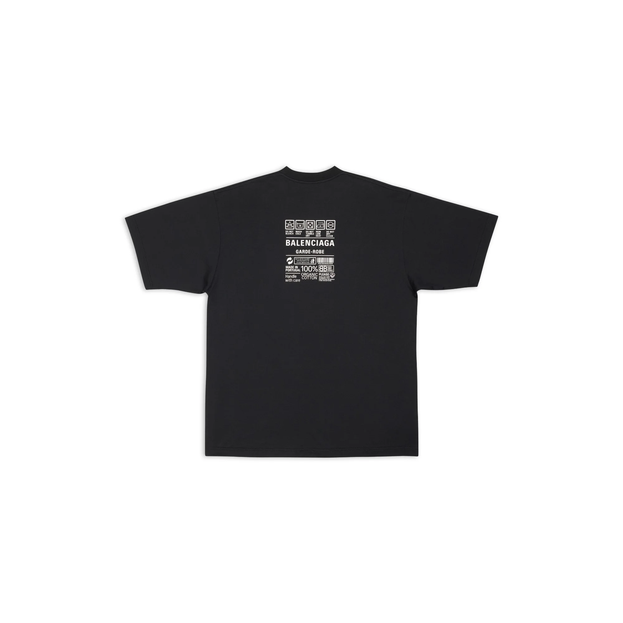 Medium Fit T-Shirt - Black/White - Image 2