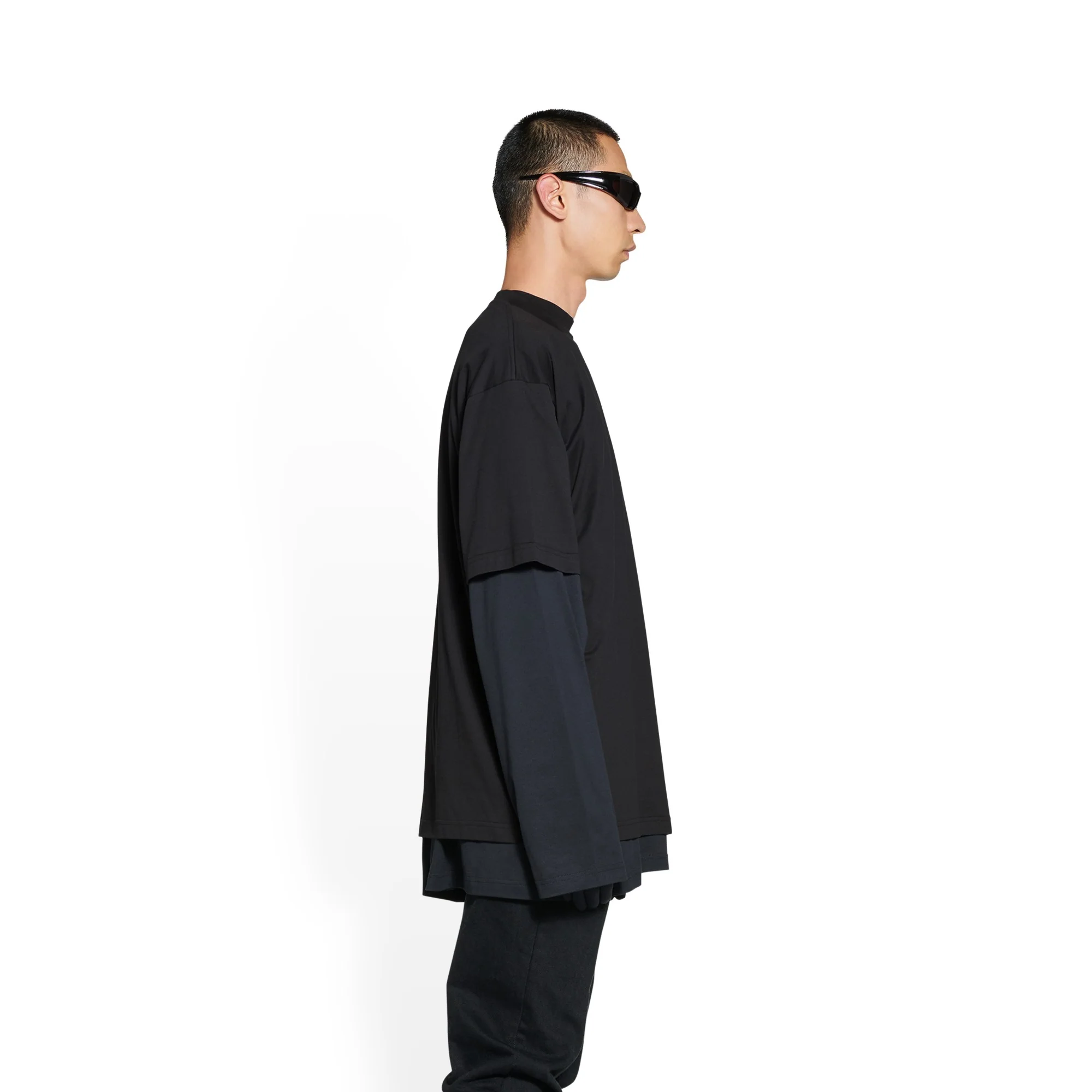 Medium Fit T-Shirt - Black/White - Image 5