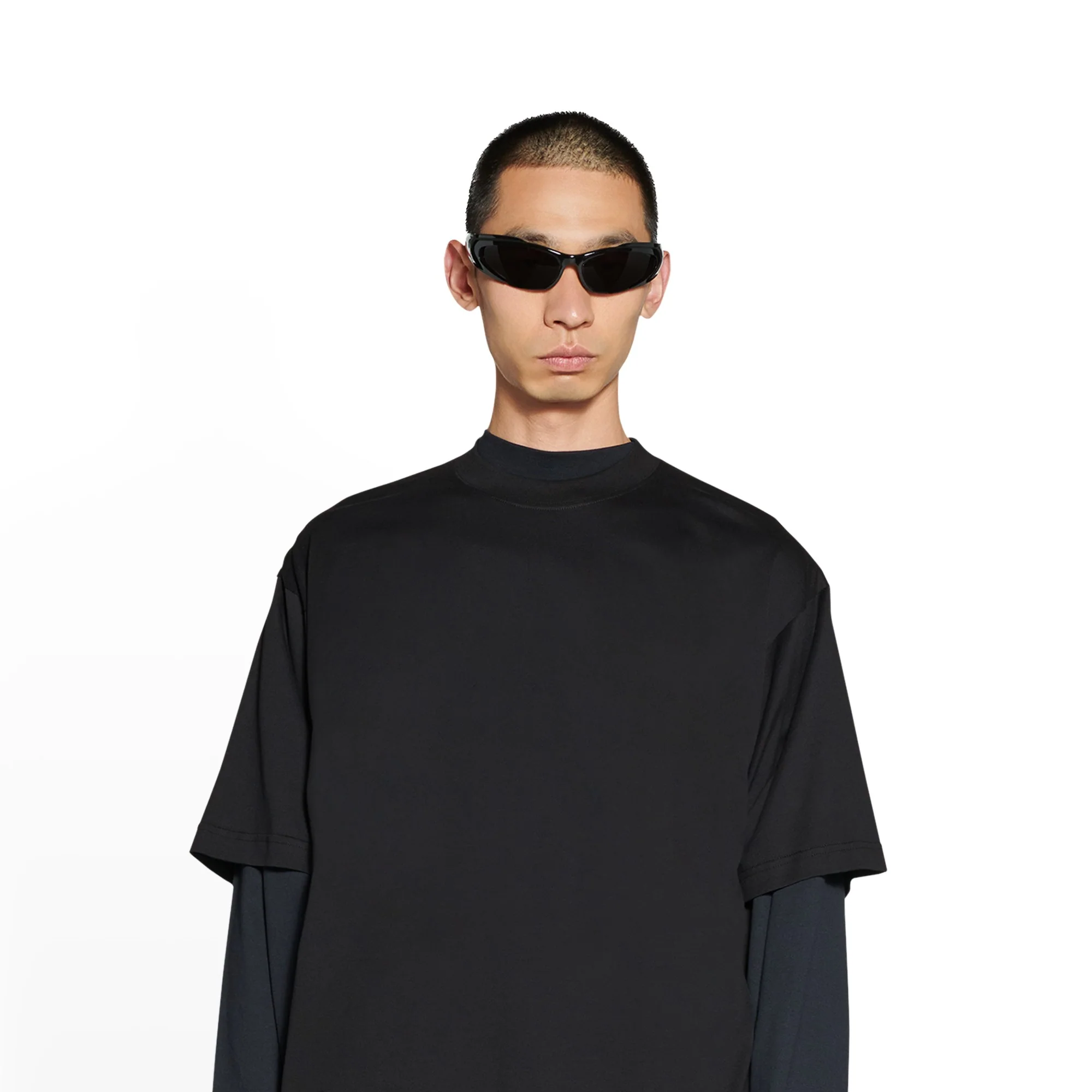 Medium Fit T-Shirt - Black/White - Image 6