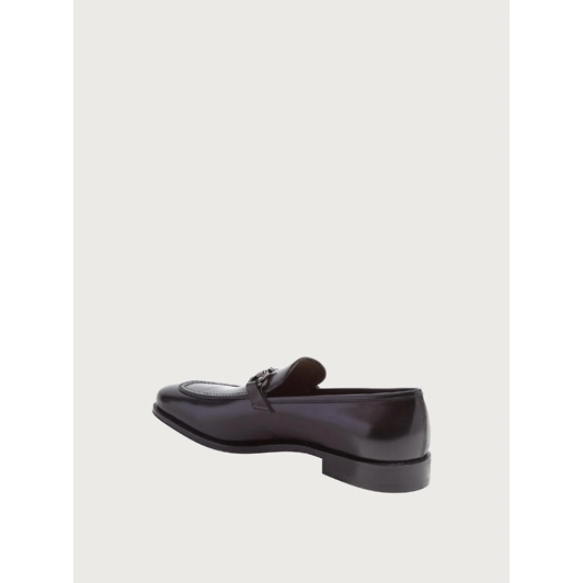 Moccasin with Gancini Ornament - Black - Image 3