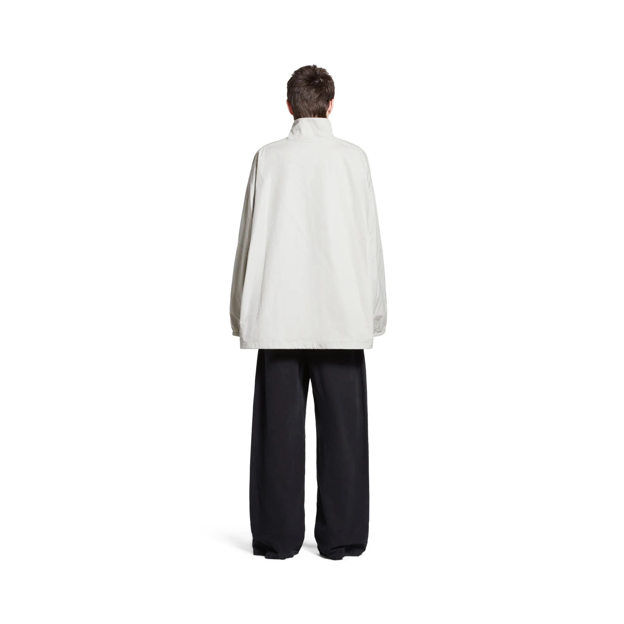 Logo Zip-Up Jacket - Cement Beige - Image 4