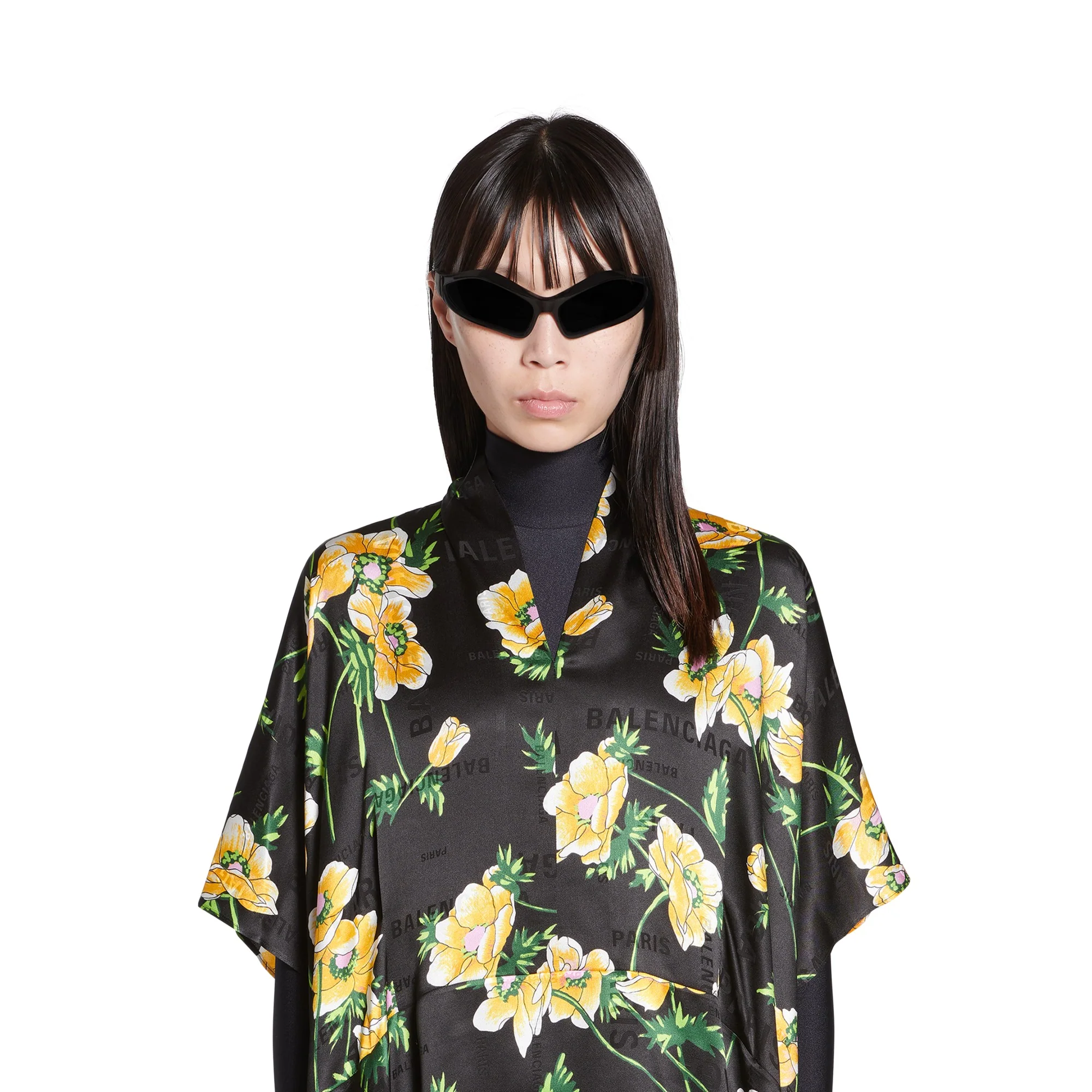 Oversized Dress - Black/Yellow - Image 6