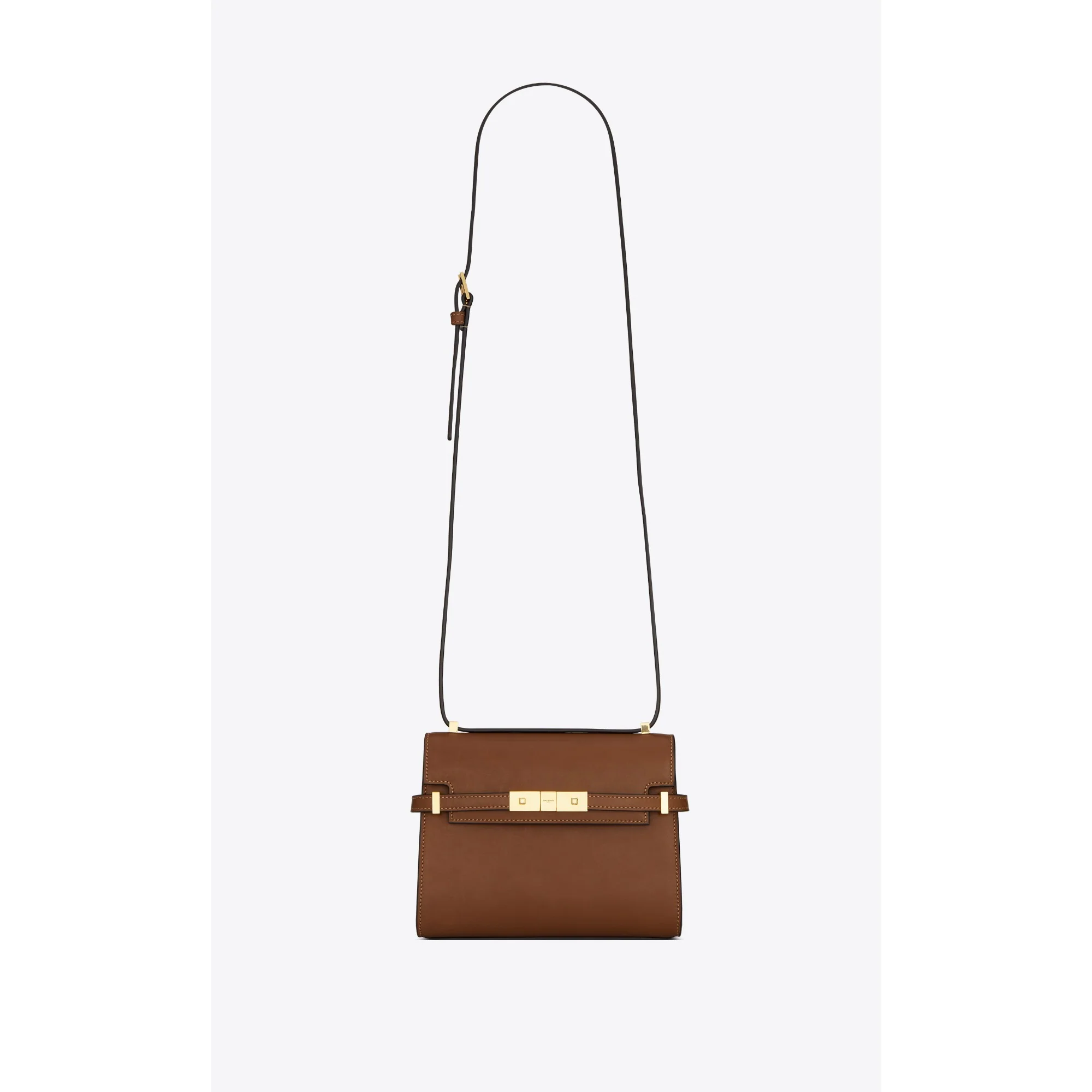 Mini Manhattan Crossbody Bag - Brick/Ebony Dark