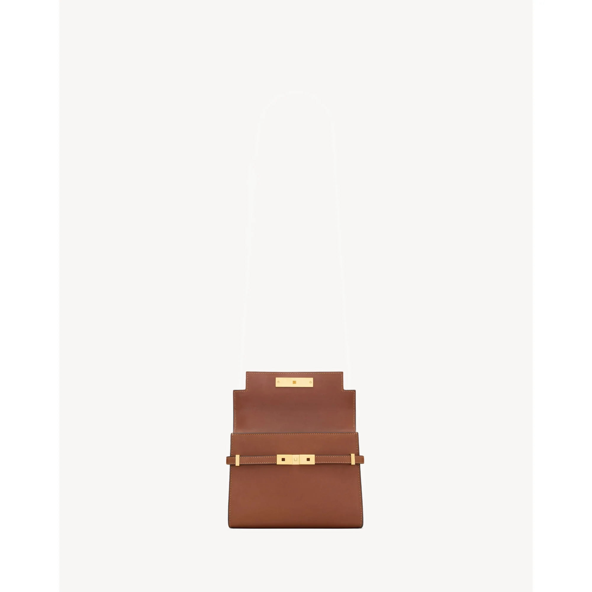 Mini Manhattan Crossbody Bag - Brick/Ebony Dark - Image 4
