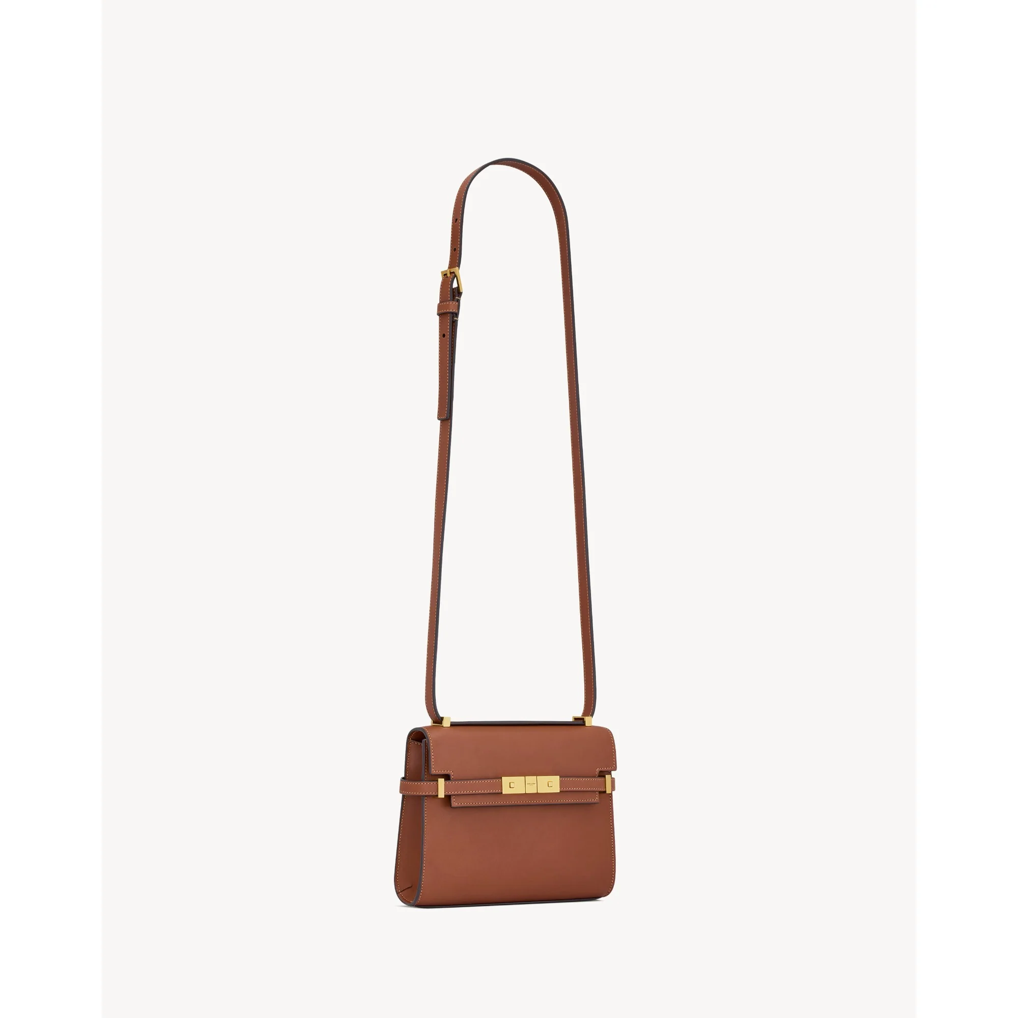 Mini Manhattan Crossbody Bag - Brick/Ebony Dark - Image 5