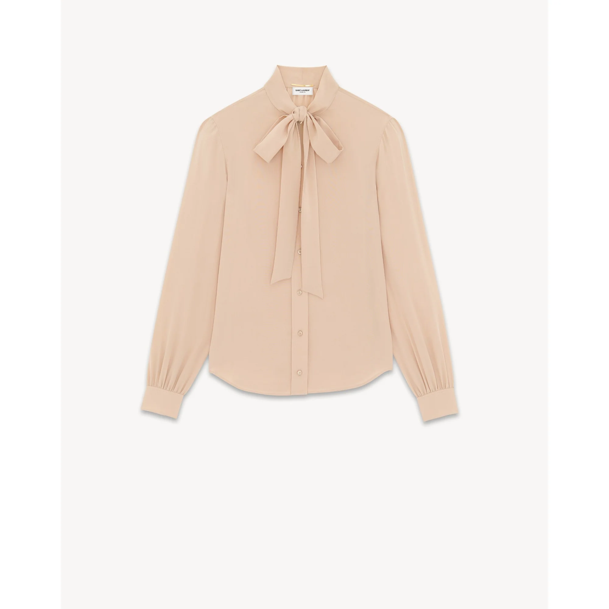 Blouse Crepe De Chine Organic - Beige