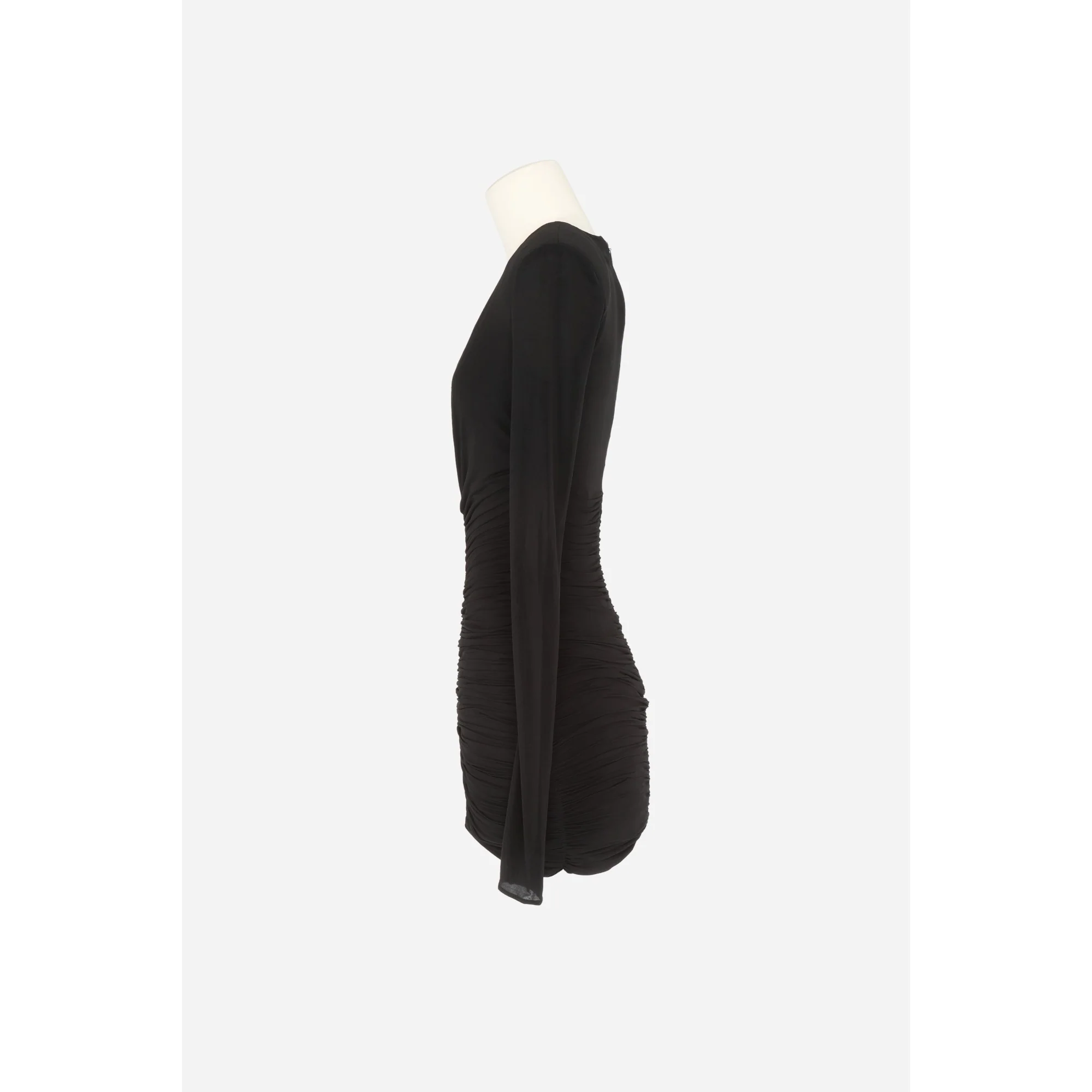 Robe Jersey Stretch - Noir - Image 3