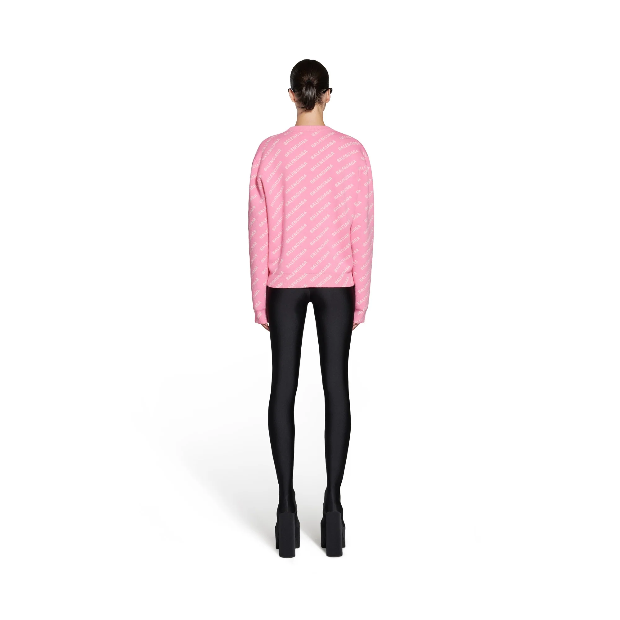 All-Over Crewneck - Pink/White - Image 4