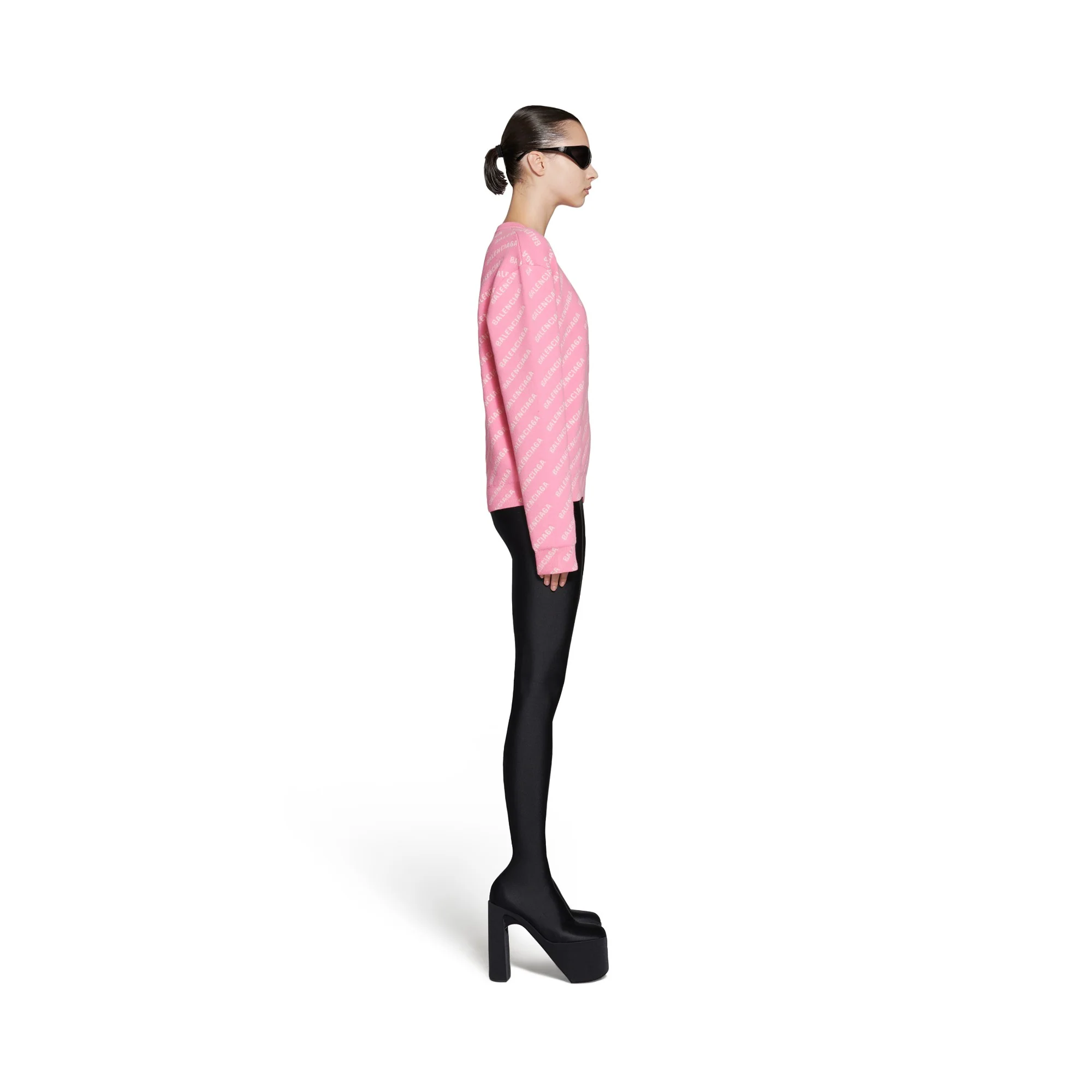 All-Over Crewneck - Pink/White - Image 5
