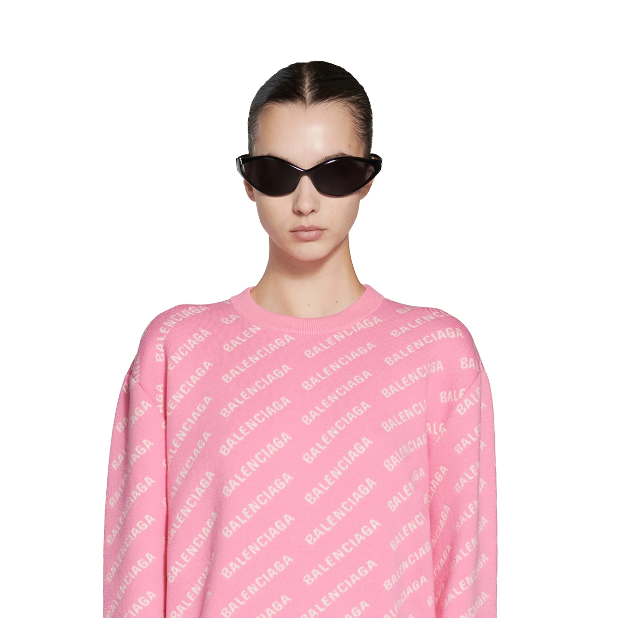 All-Over Crewneck - Pink/White - Image 6