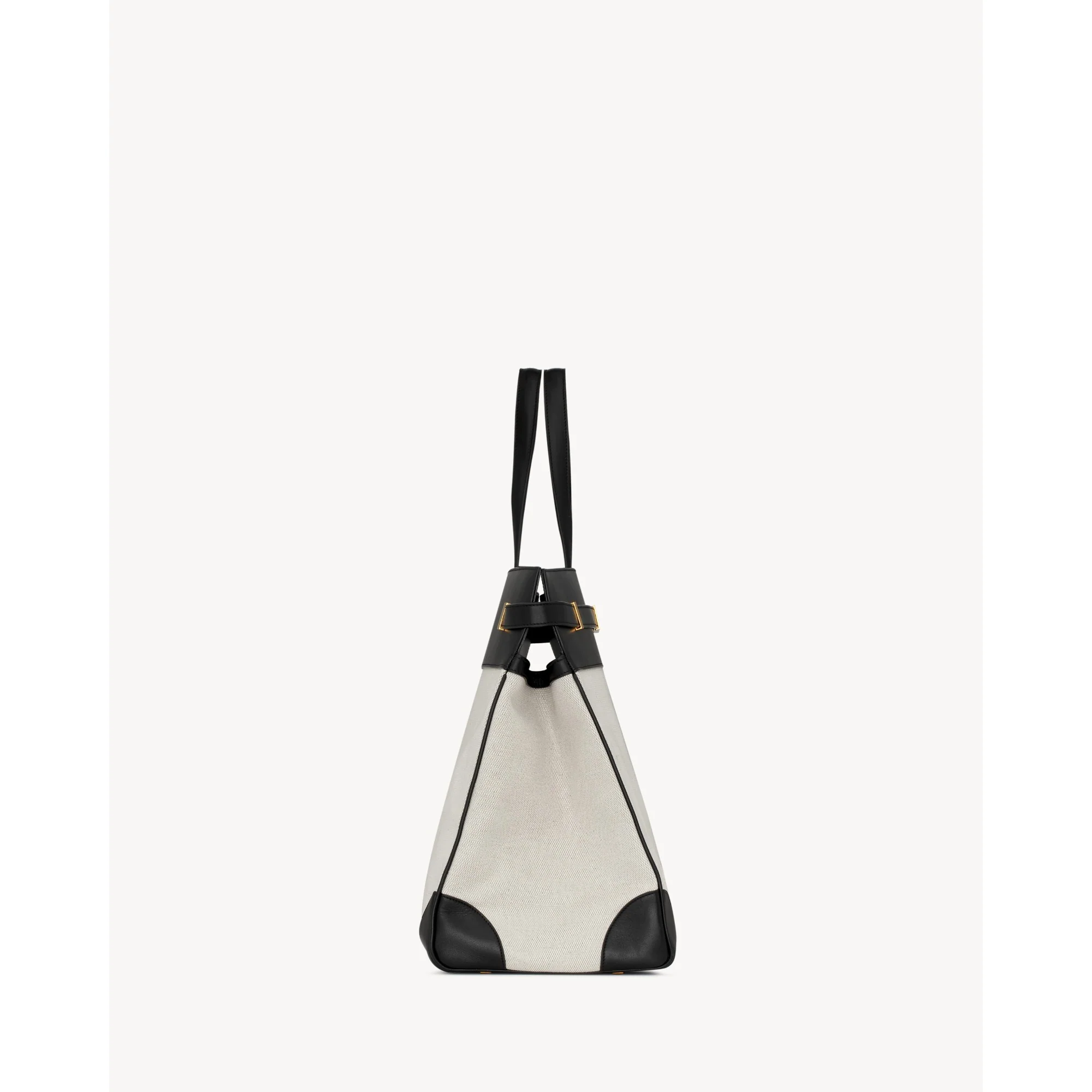 L Manhattan Suppl Shopping Bag - Greggio/Nero - Image 3