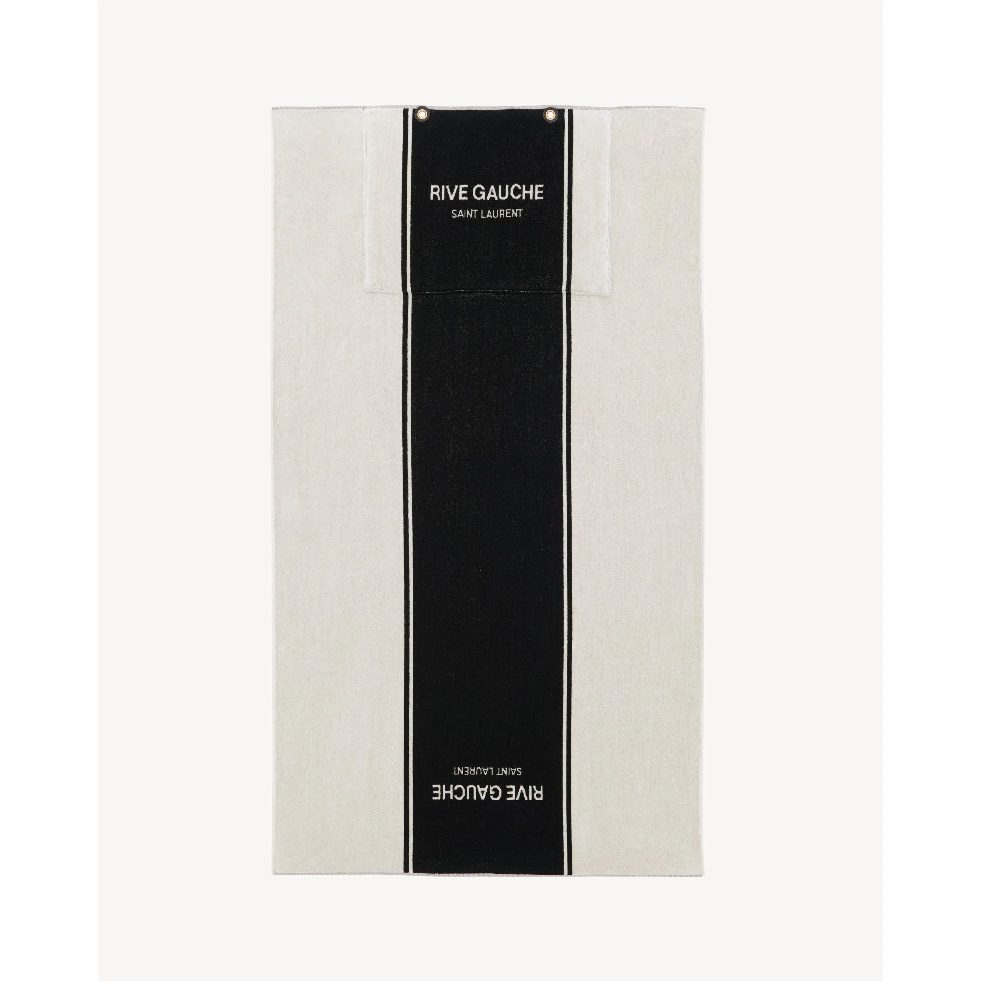 Rive Gauche Towel Cabas - Nero/Bianco - Image 2