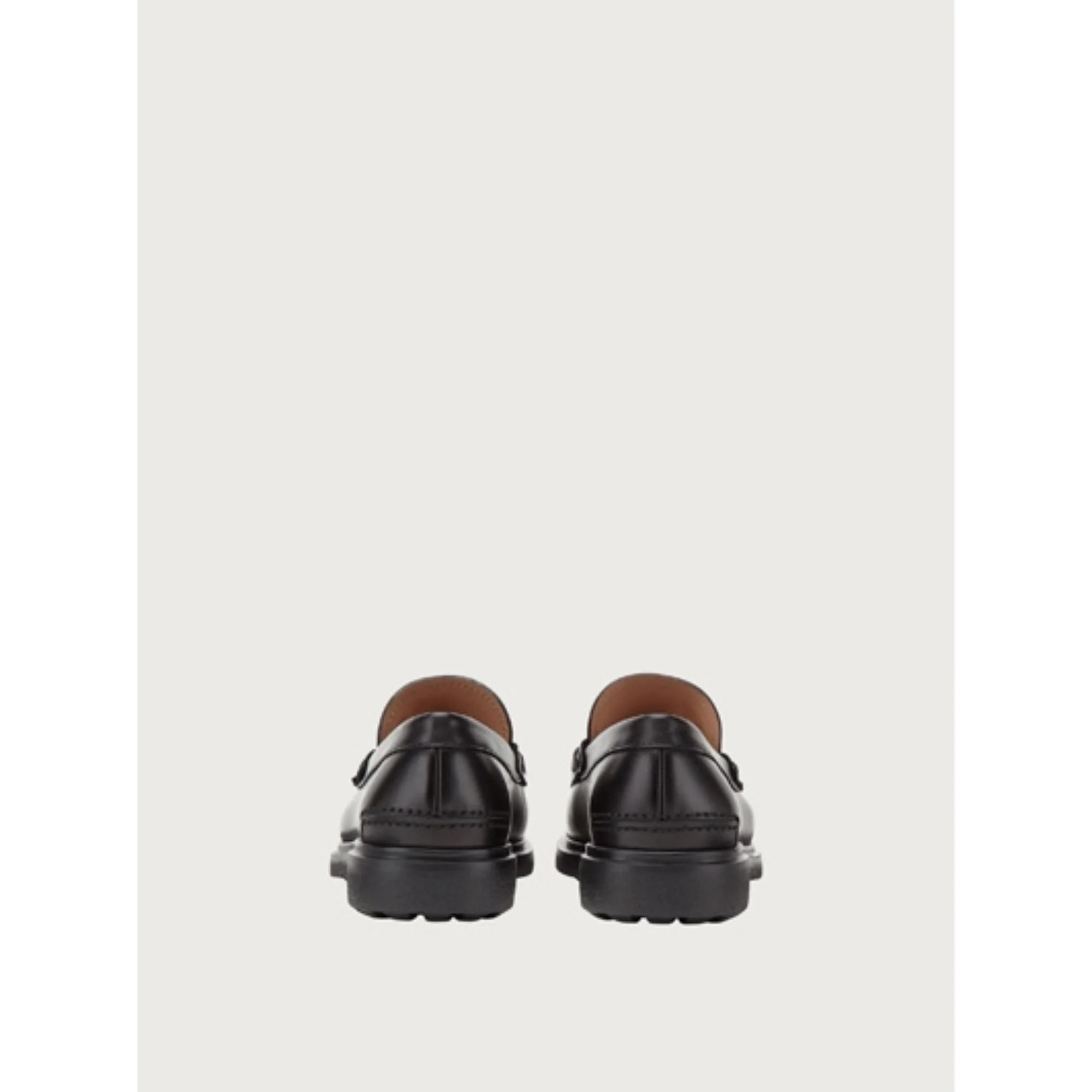 Moccasin with Gancini Ornament - Black - Image 4