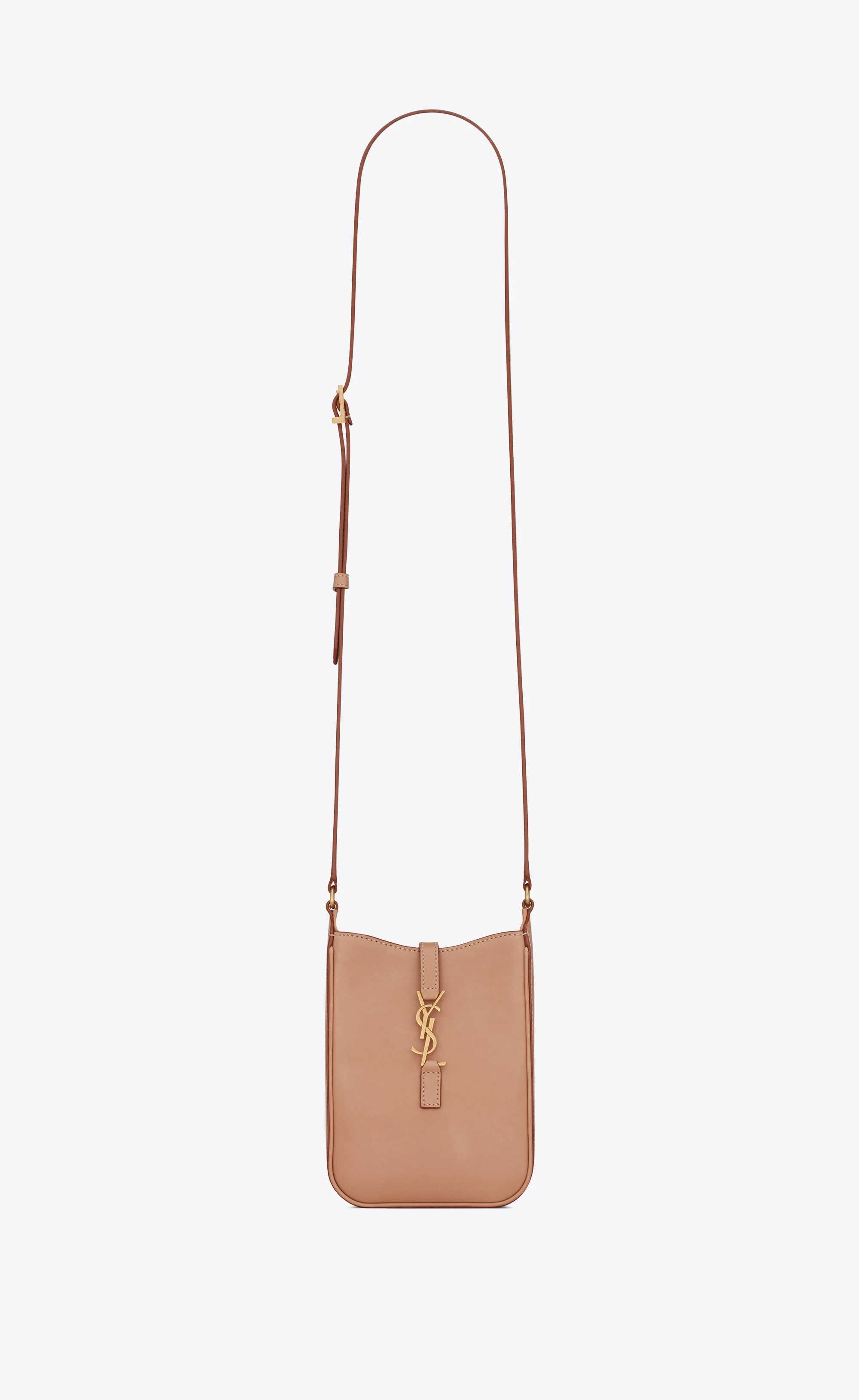Mini Le 5 A 7 Vertical Bag - Vintage Brown Gold