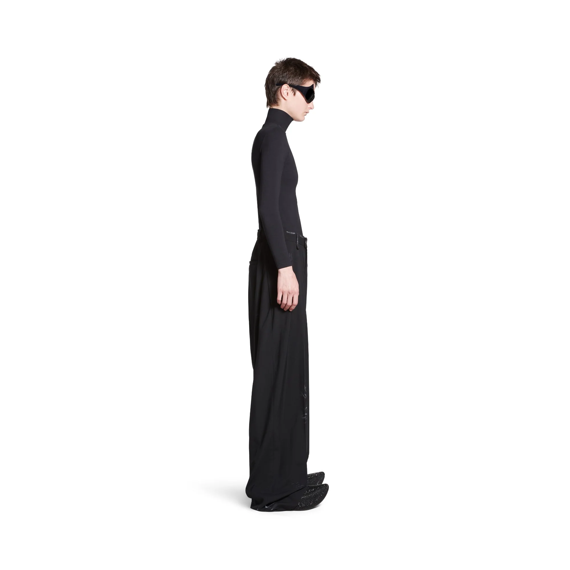 Skater Tailored Pants - Black - Image 6