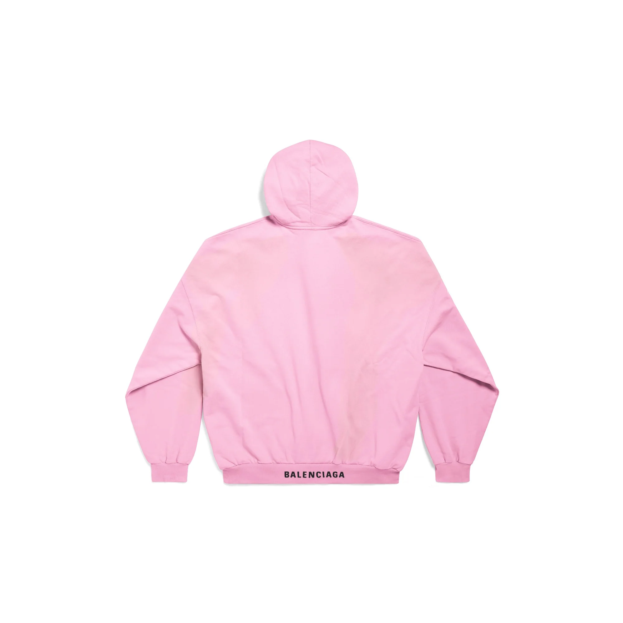 Large Fit Hoodie - Pink/Black - Image 2