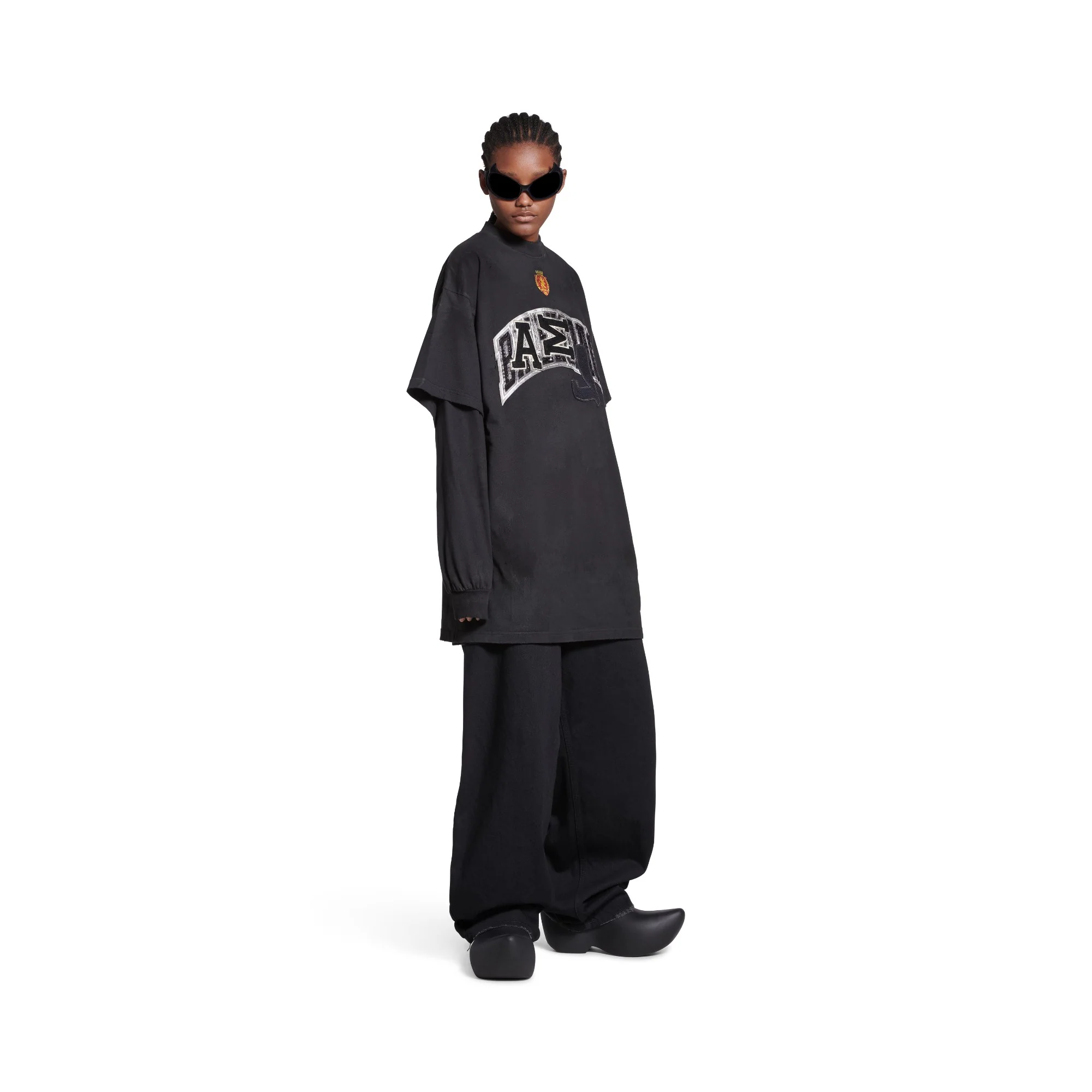 Oversized T-Shirt - Washed Black - Image 4