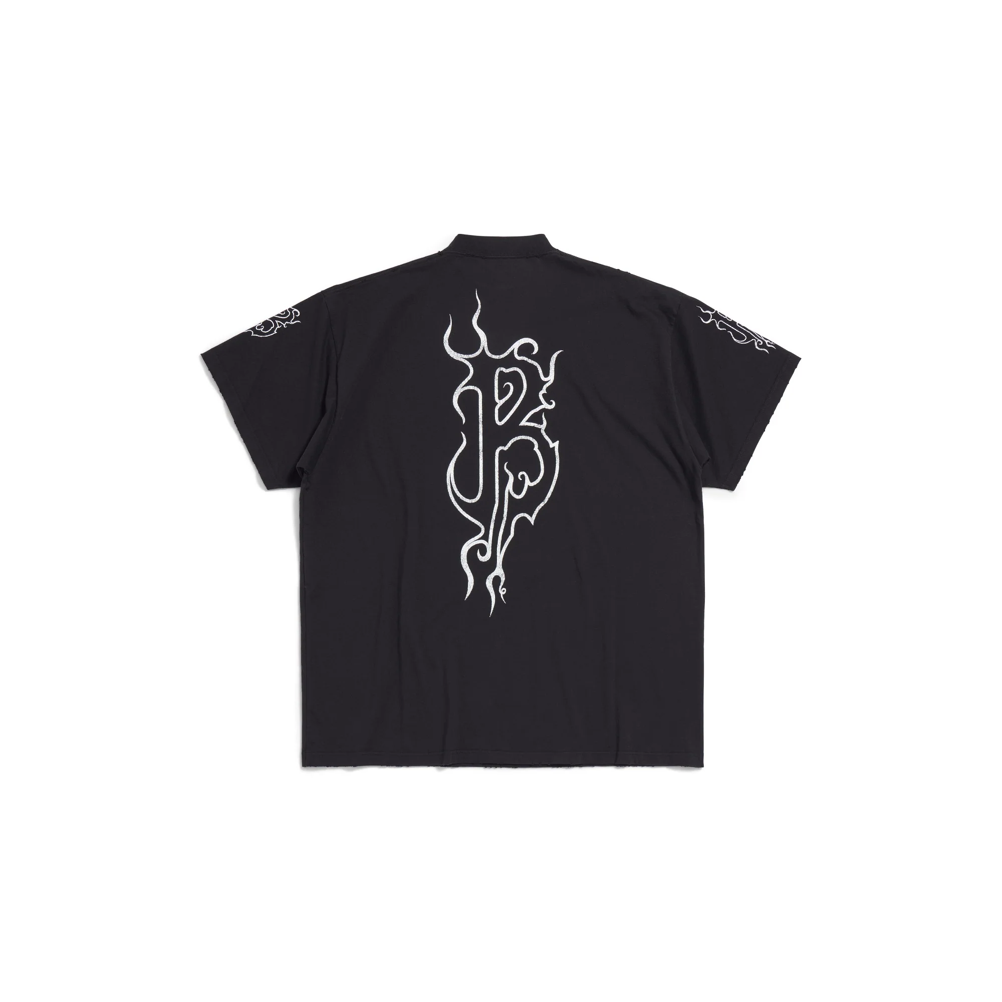 Oversized T-Shirt - Black/White - Image 2