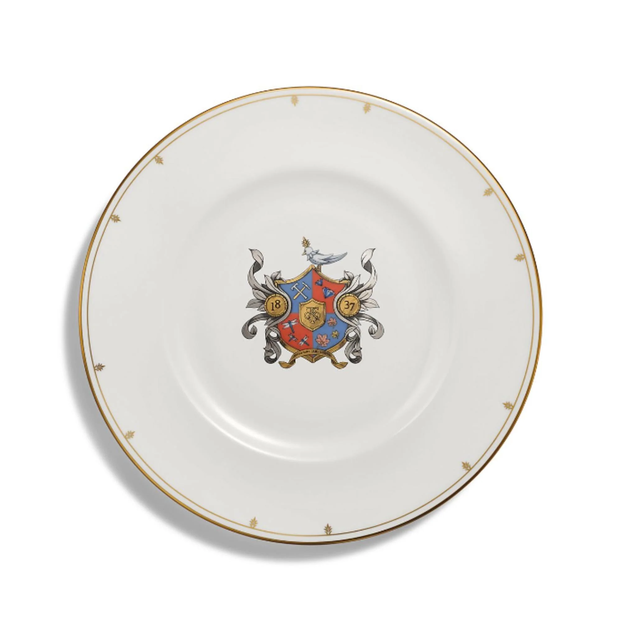 73914426 - Bc Crest Whit Charger Plate