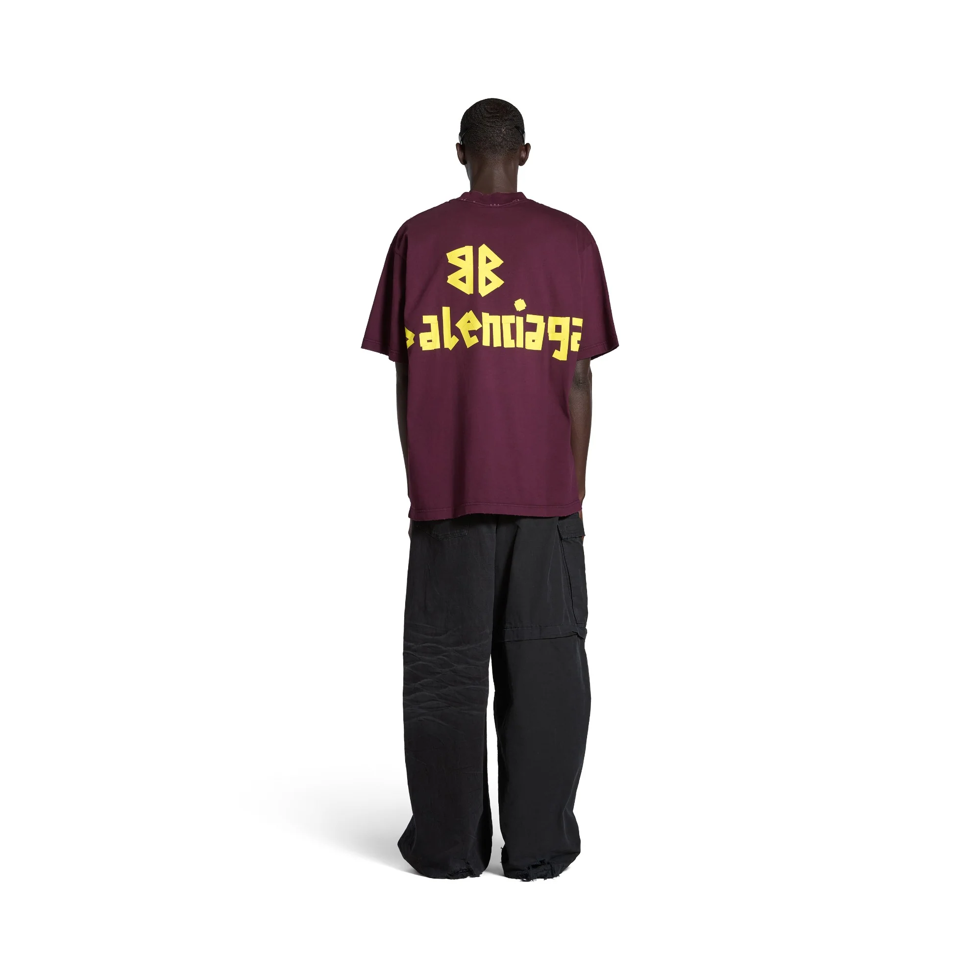 Medium Fit T-Shirt - Bordeaux - Image 4