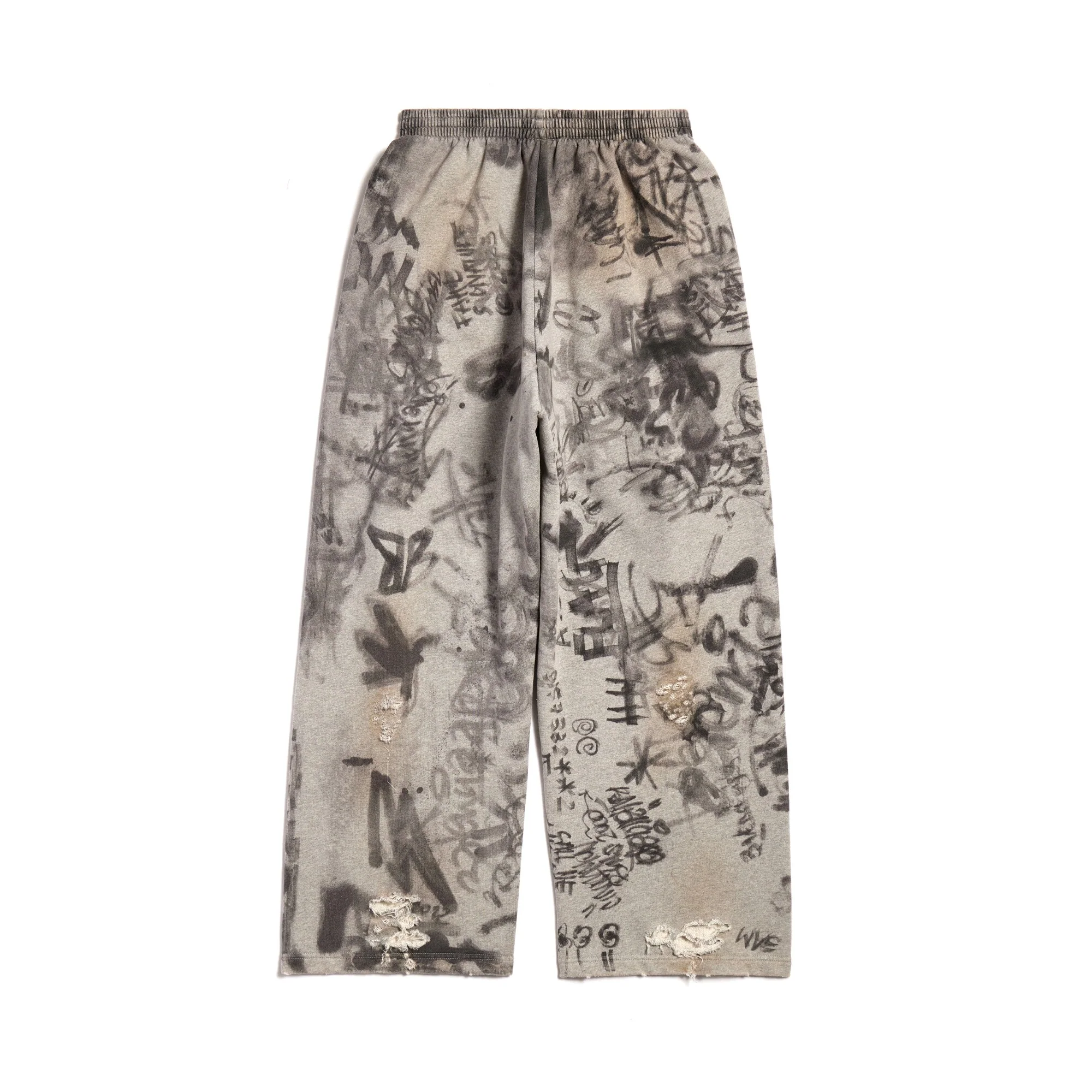 Baggy Sweatpants - Heather Grey - Image 2