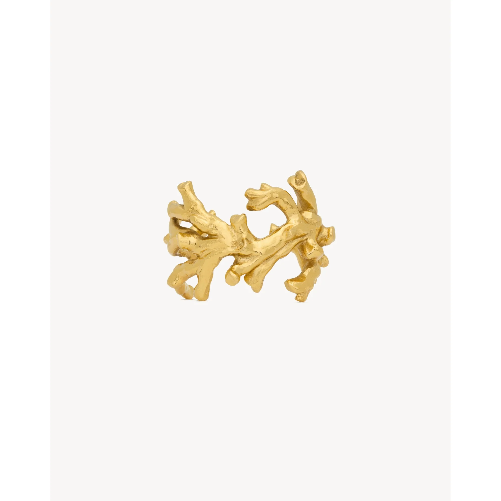 Oversize Coral Cuff - Dore Satine - Image 4